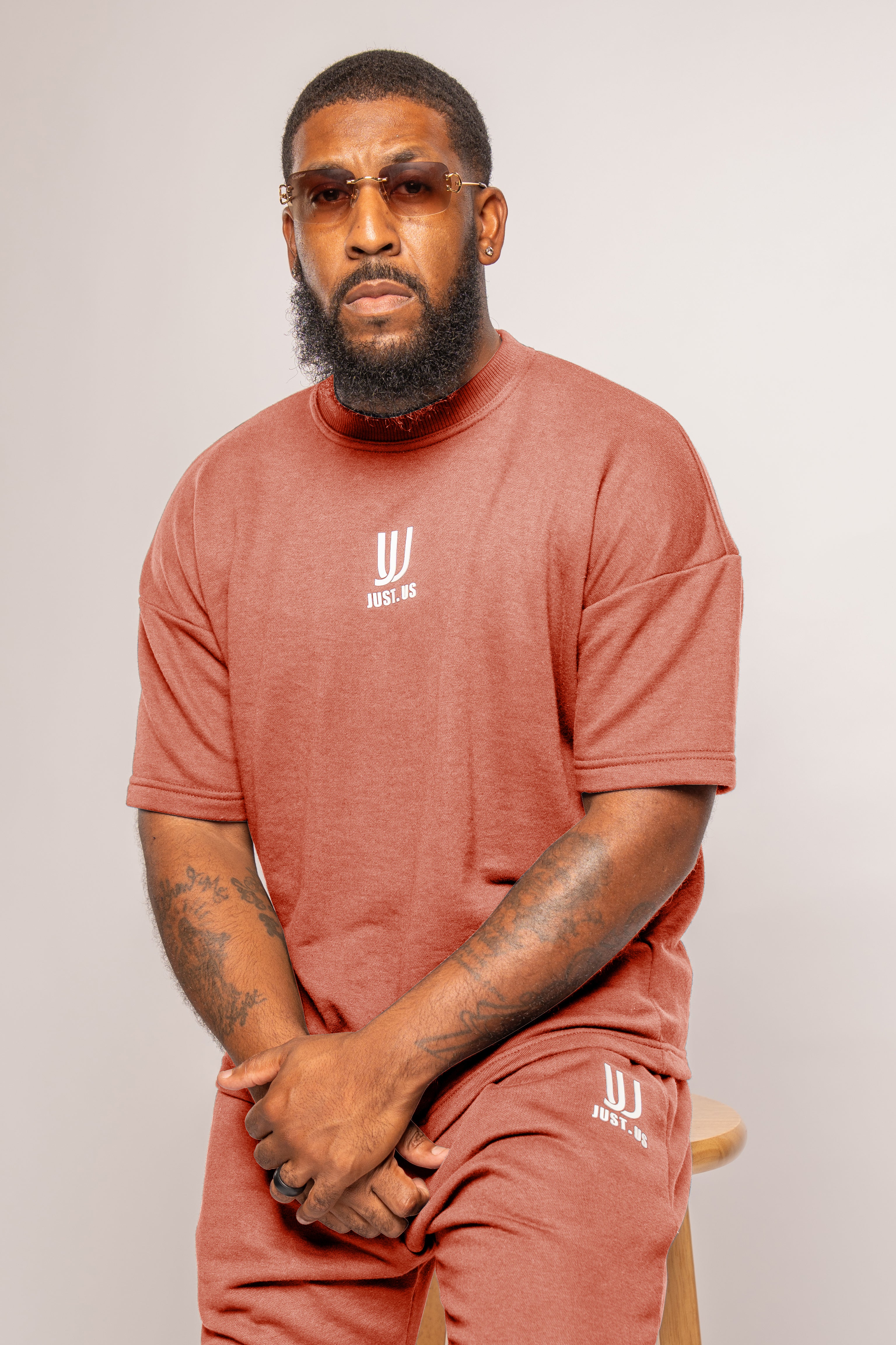 Men’s Drop Shoulder Shirt + Shorts – Just.us