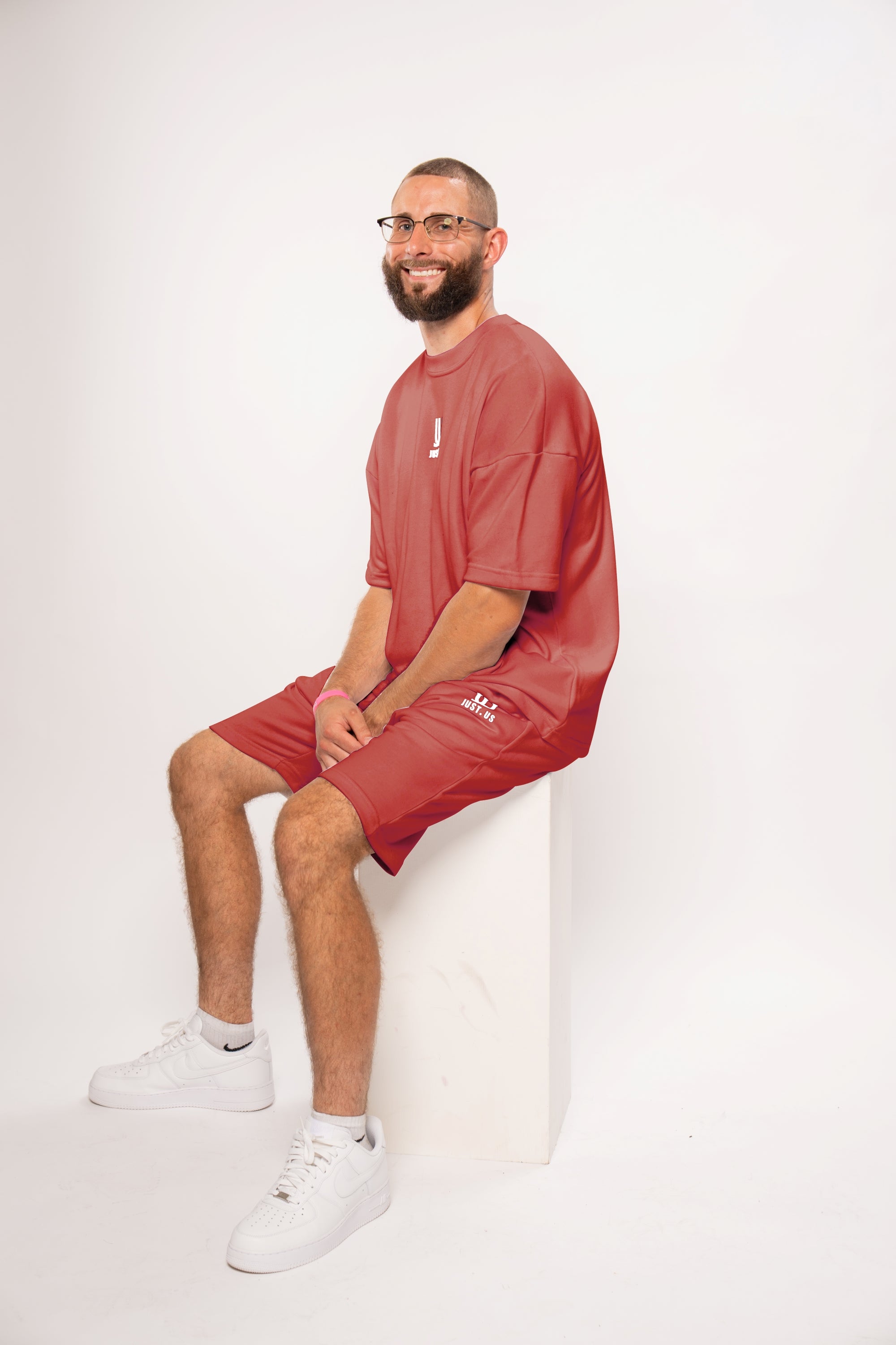 Men’s Drop Shoulder Shirt + Shorts – Just.us