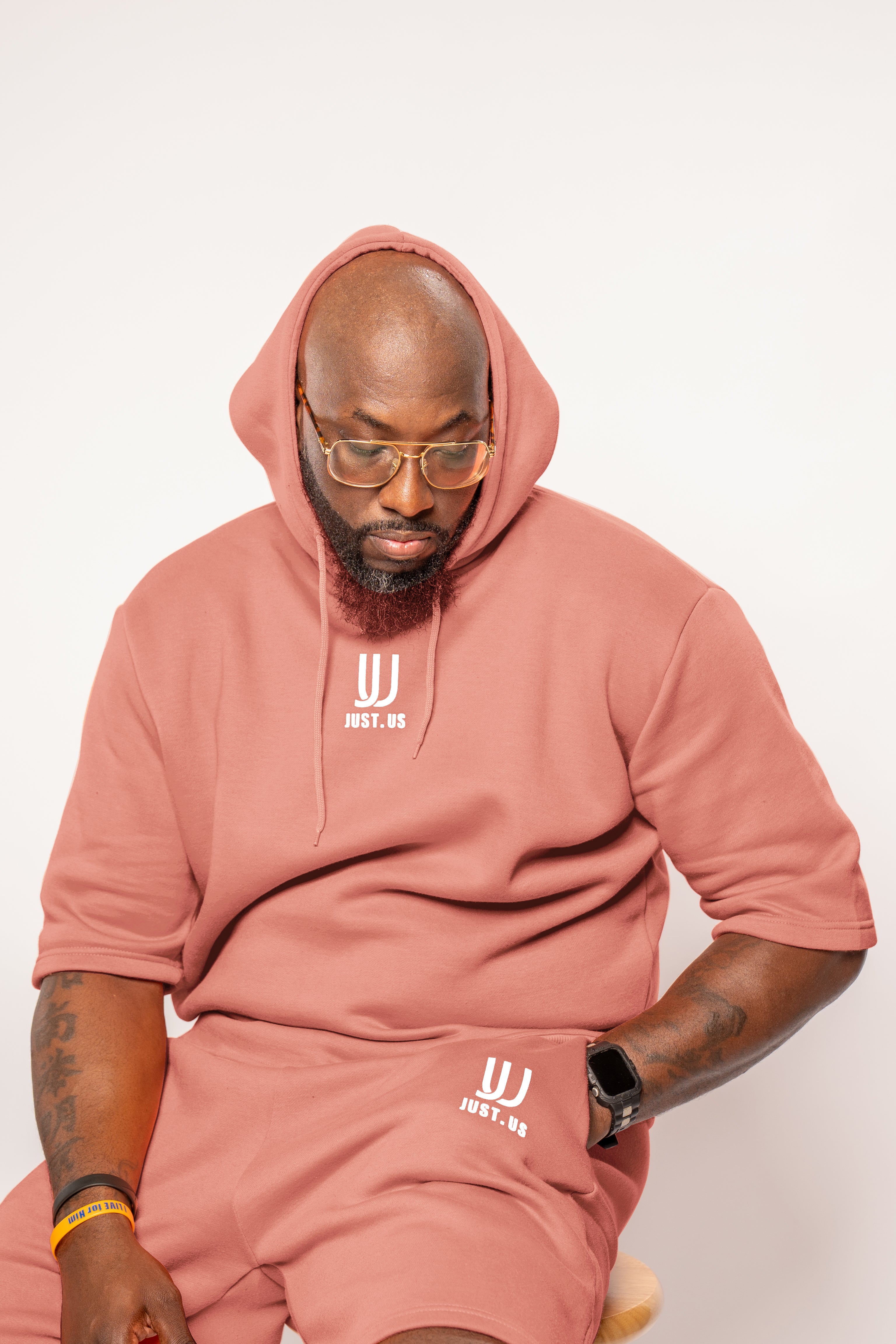 Men’s Drop Shoulder Shirt + Shorts – Just.us