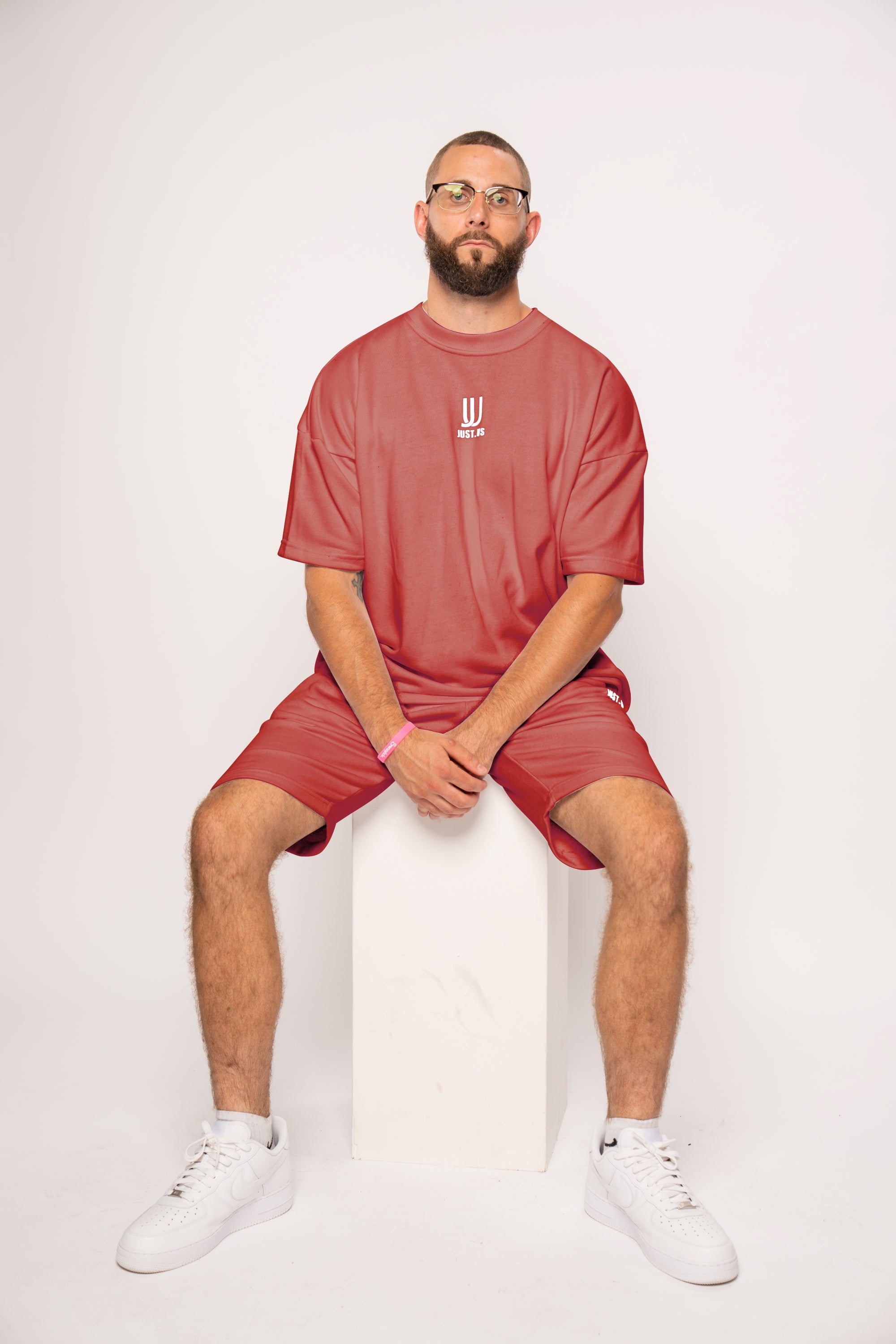 Men’s Drop Shoulder Shirt + Shorts – Just.us