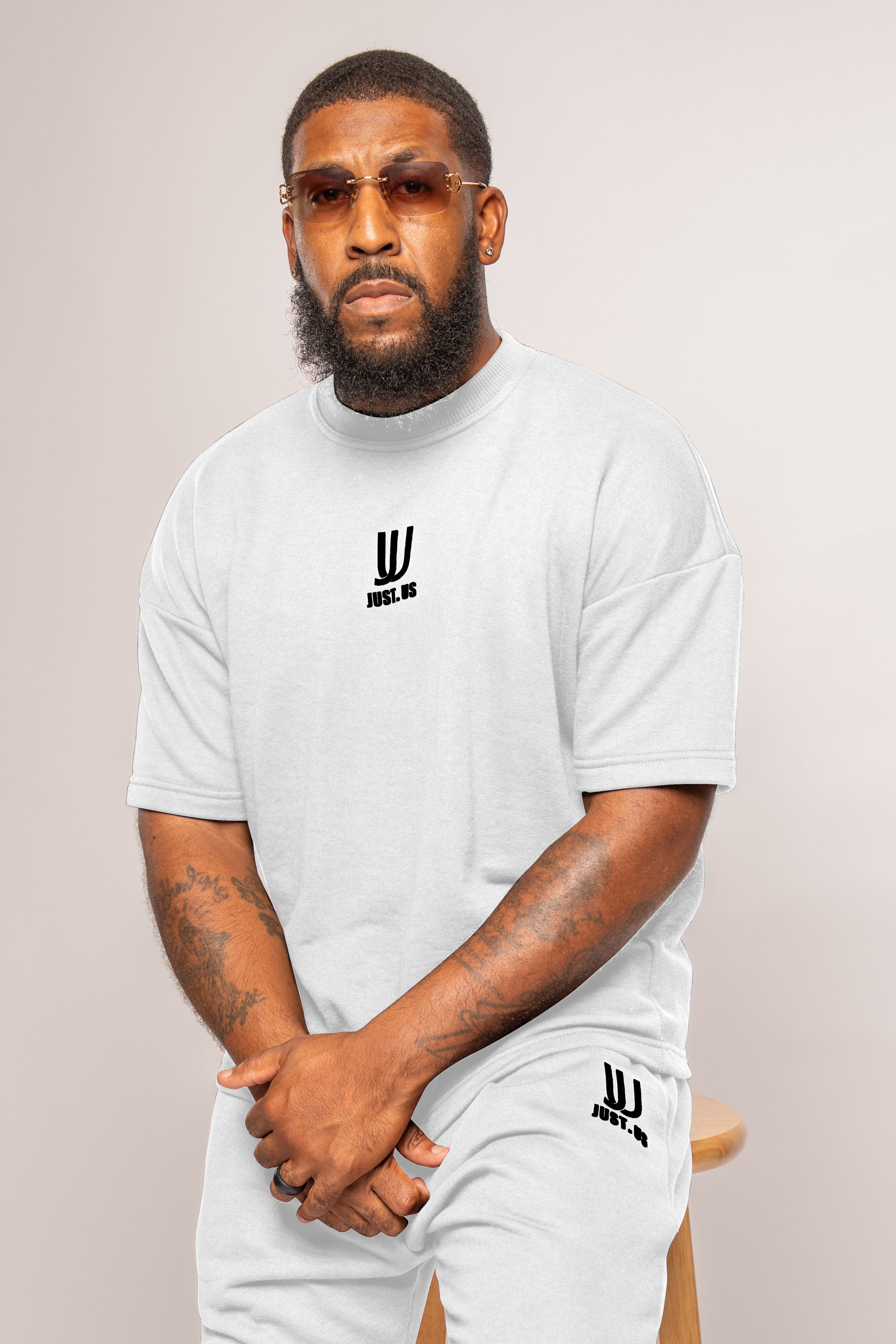 Men’s Drop Shoulder Shirt + Shorts – Just.us