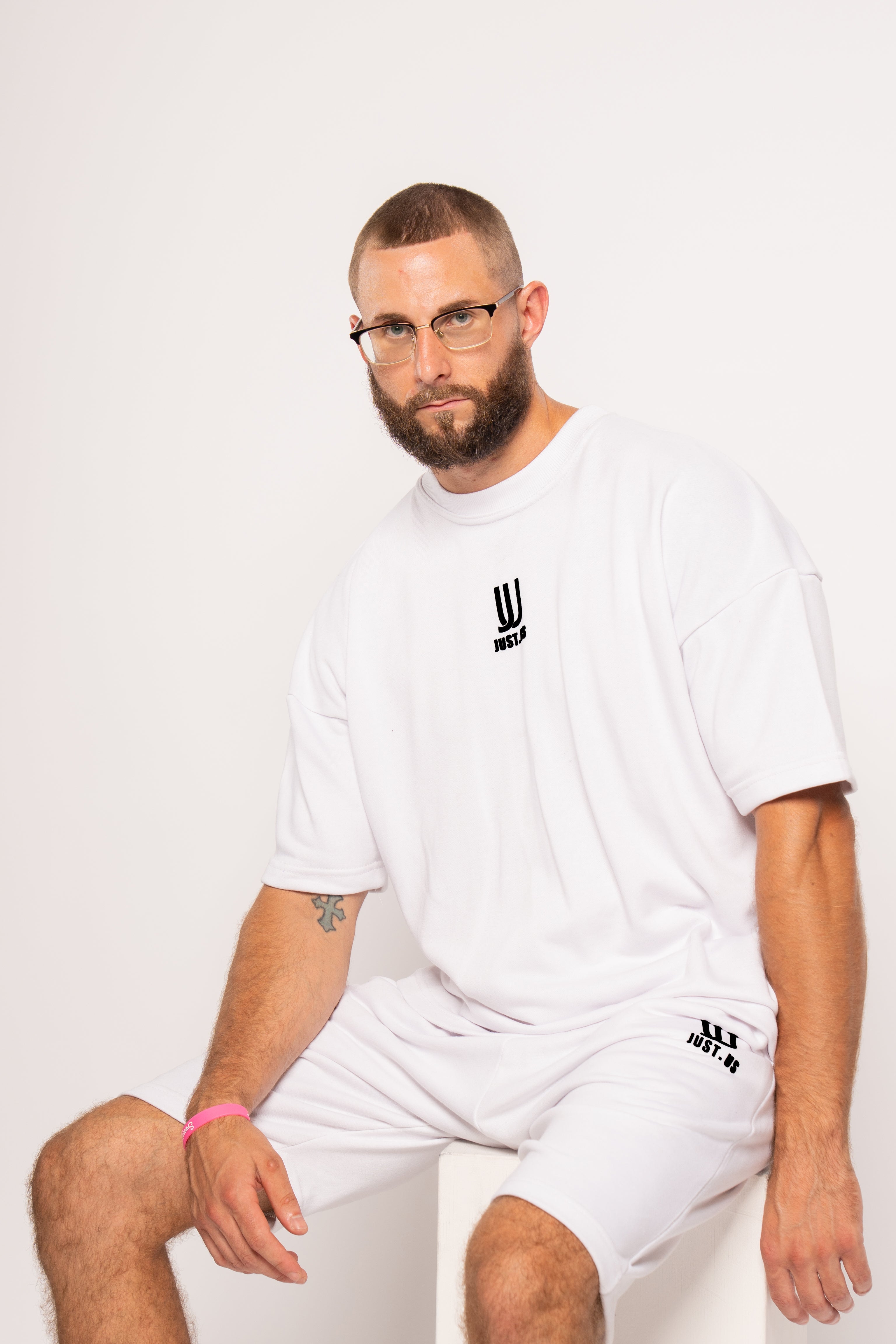Men’s Drop Shoulder Shirt + Shorts – Just.us