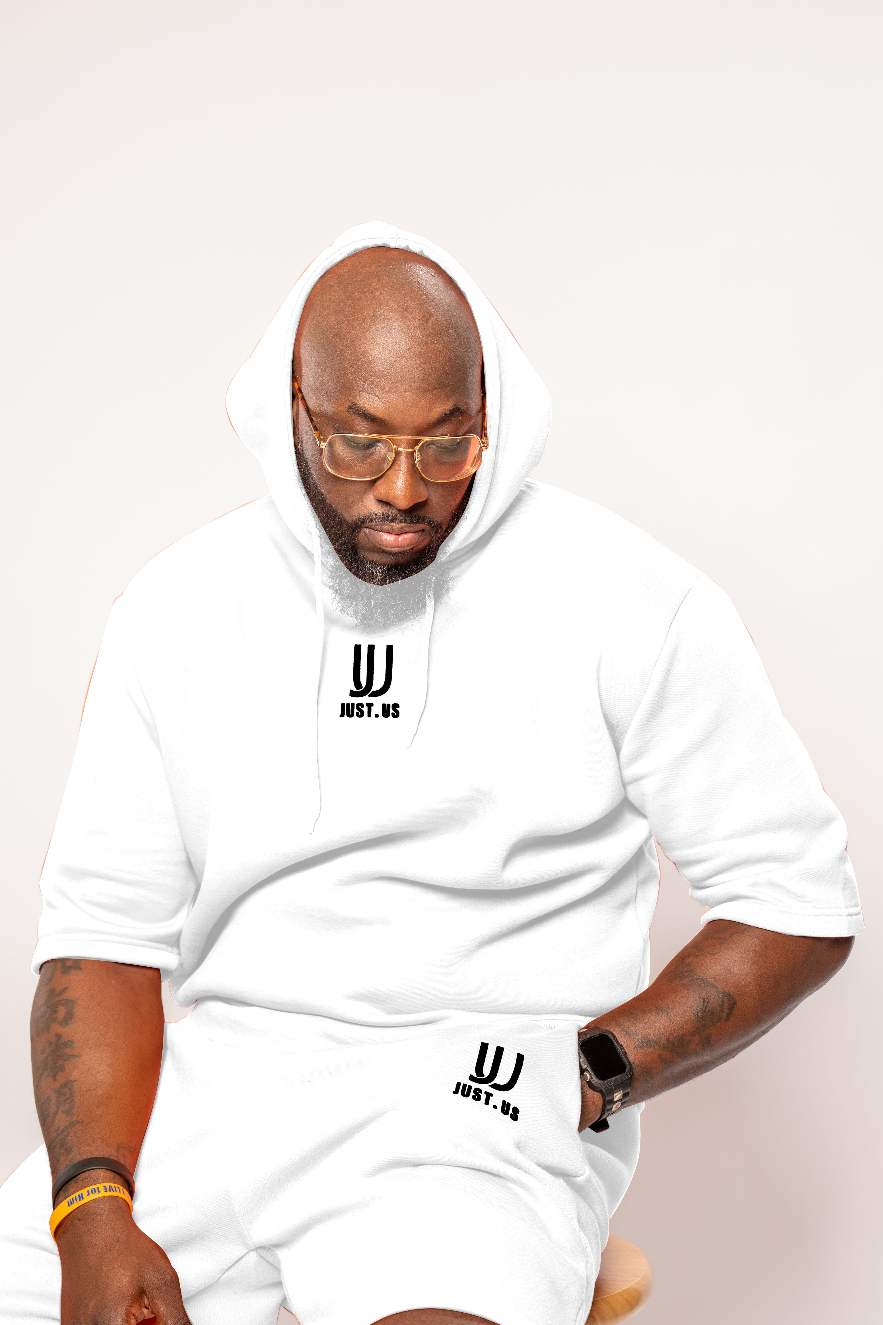 Men’s Drop Shoulder Shirt + Shorts – Just.us