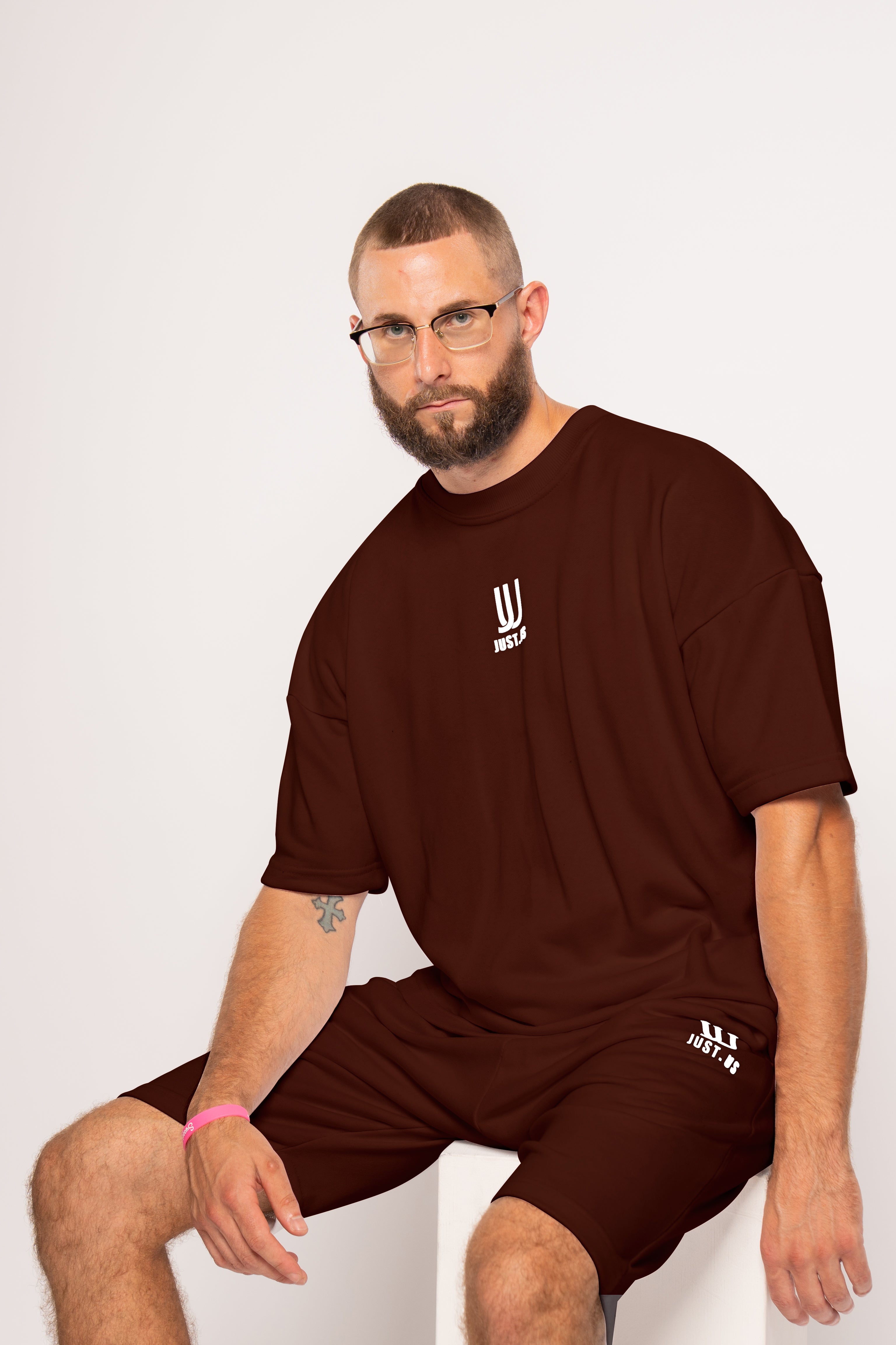 Men’s Drop Shoulder Shirt + Shorts – Just.us
