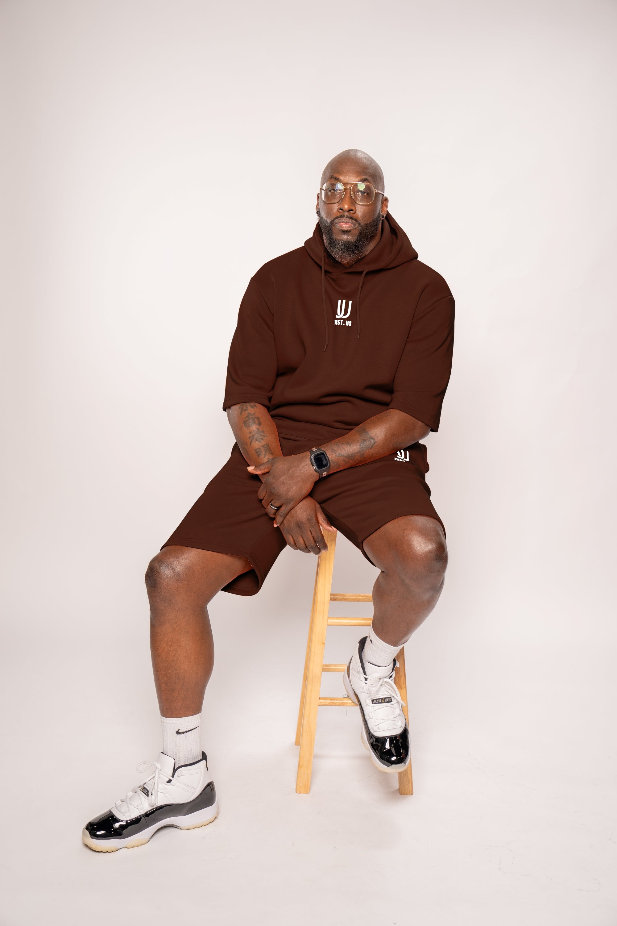 Men’s Drop Shoulder Shirt + Shorts – Just.us