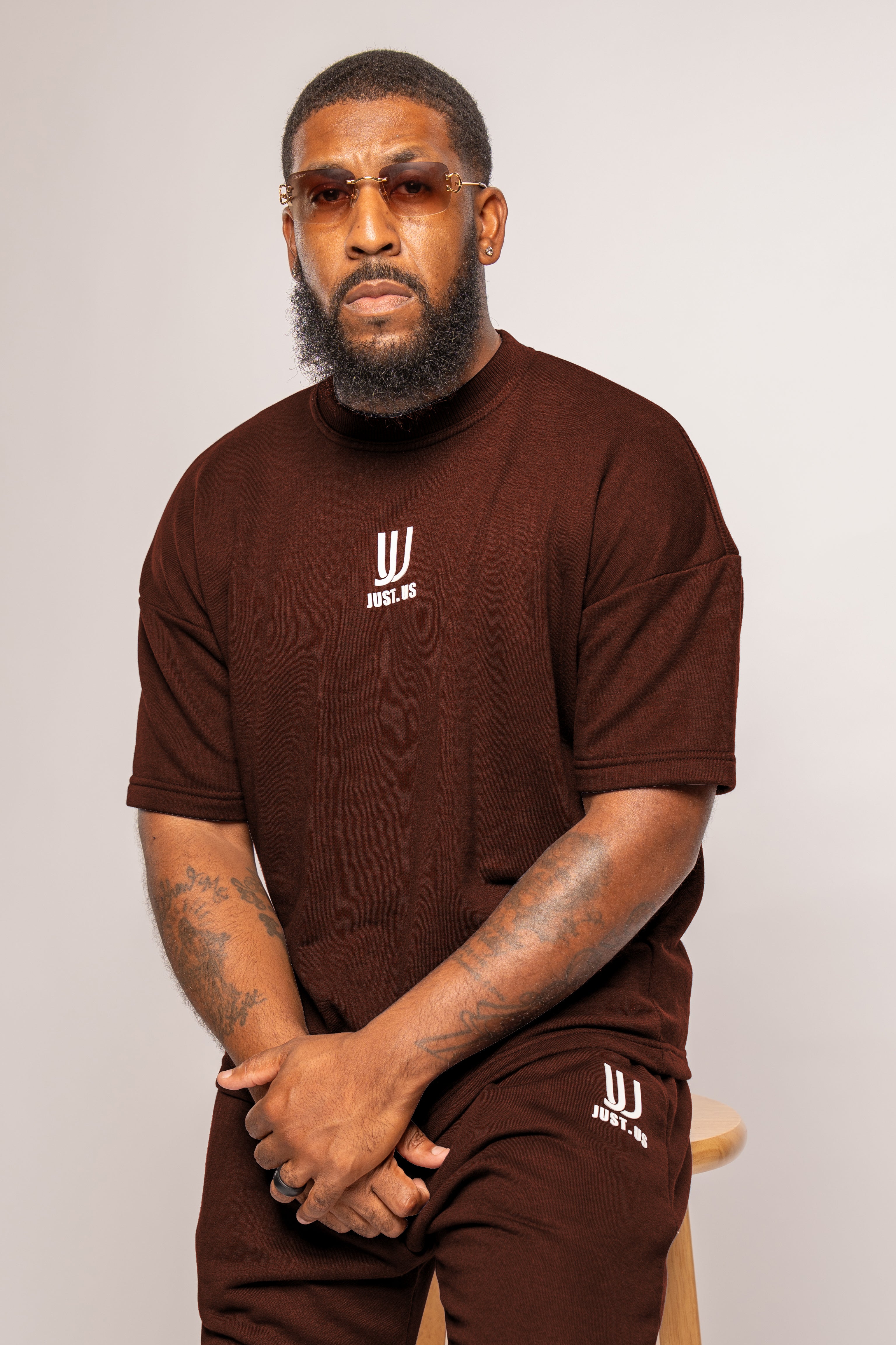 Men’s Drop Shoulder Shirt + Shorts – Just.us