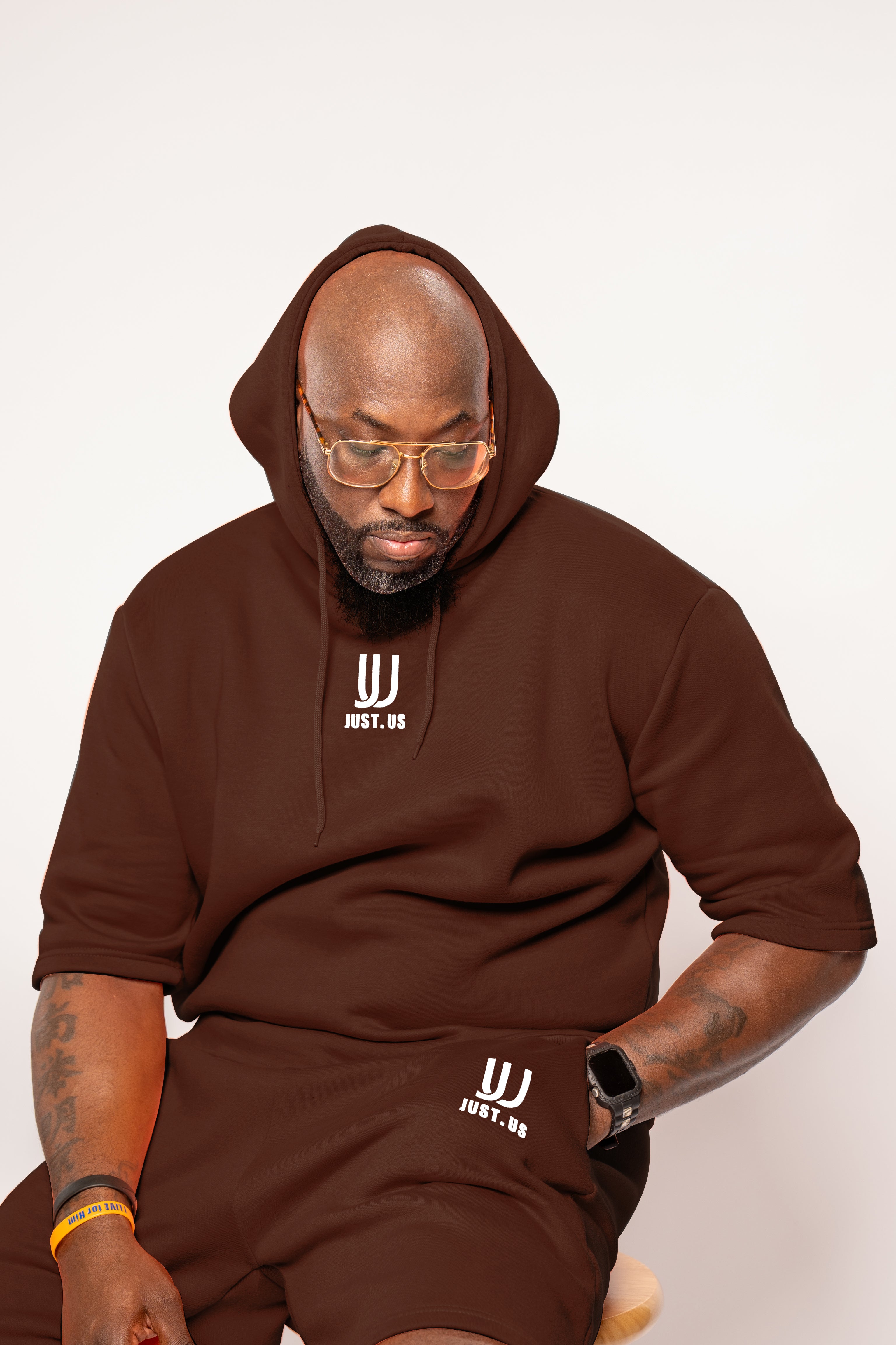 Men’s Drop Shoulder Shirt + Shorts – Just.us