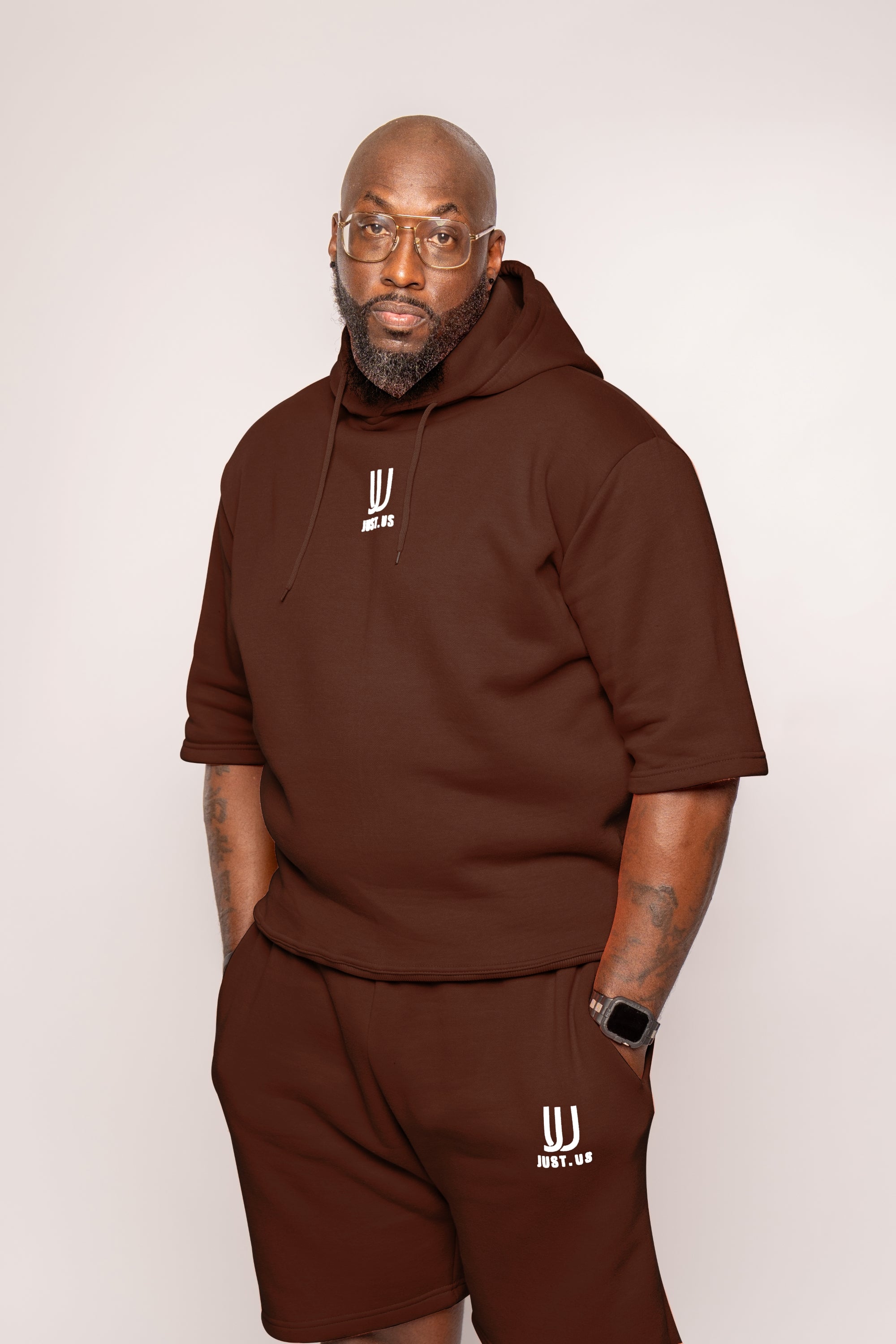 Men’s Drop Shoulder Shirt + Shorts – Just.us