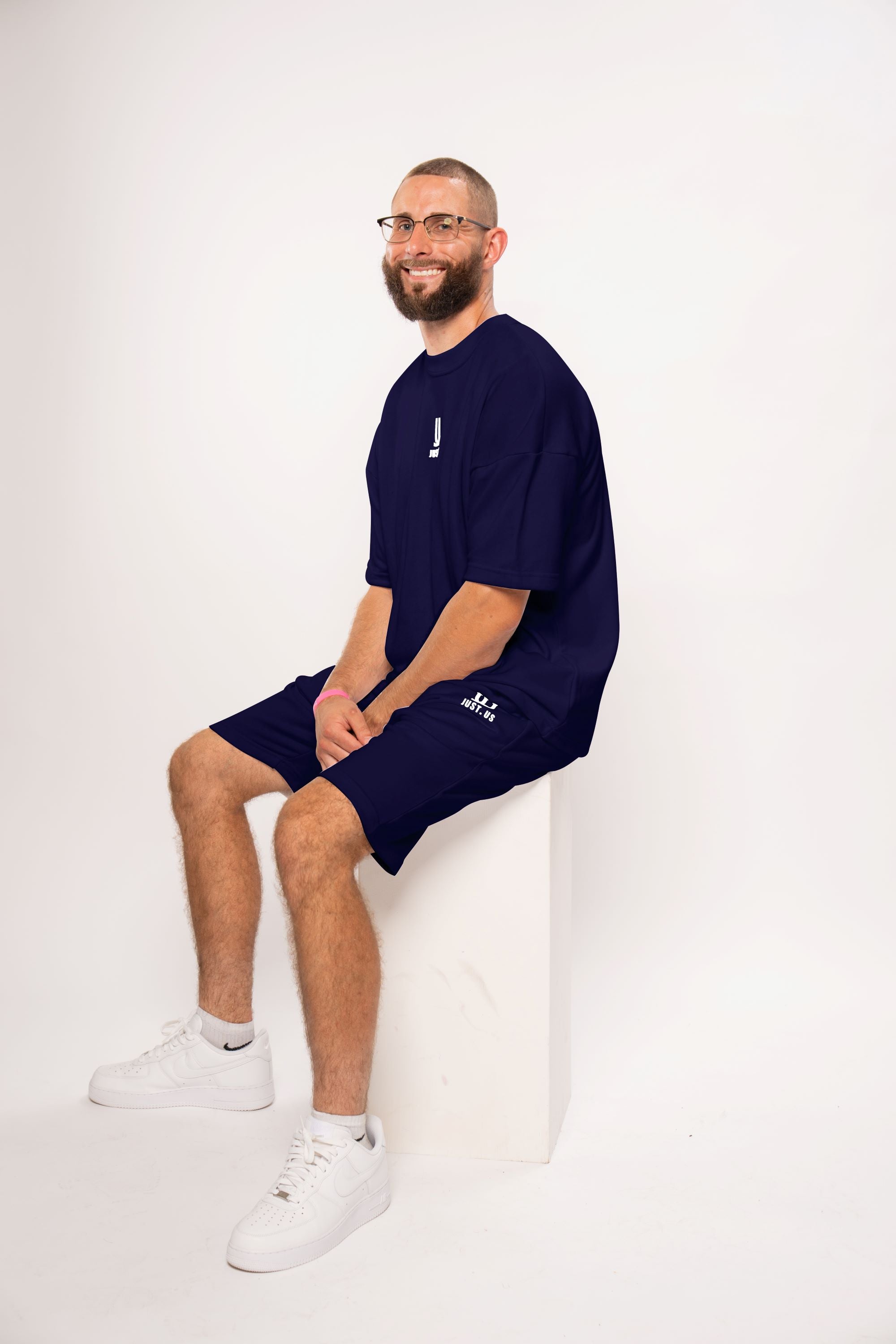 Men’s Drop Shoulder Shirt + Shorts – Just.us
