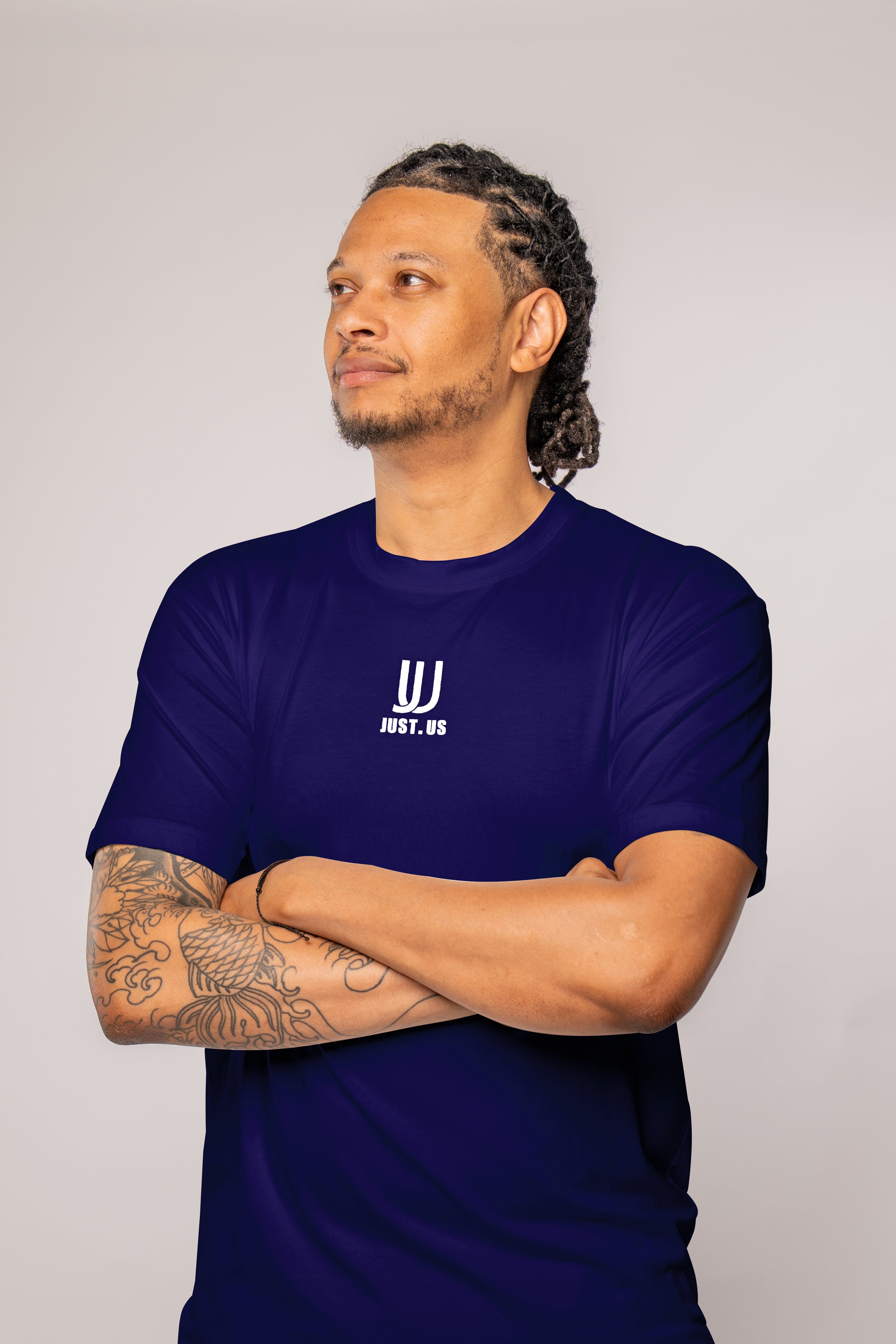 Men’s Drop Shoulder Shirt + Shorts – Just.us