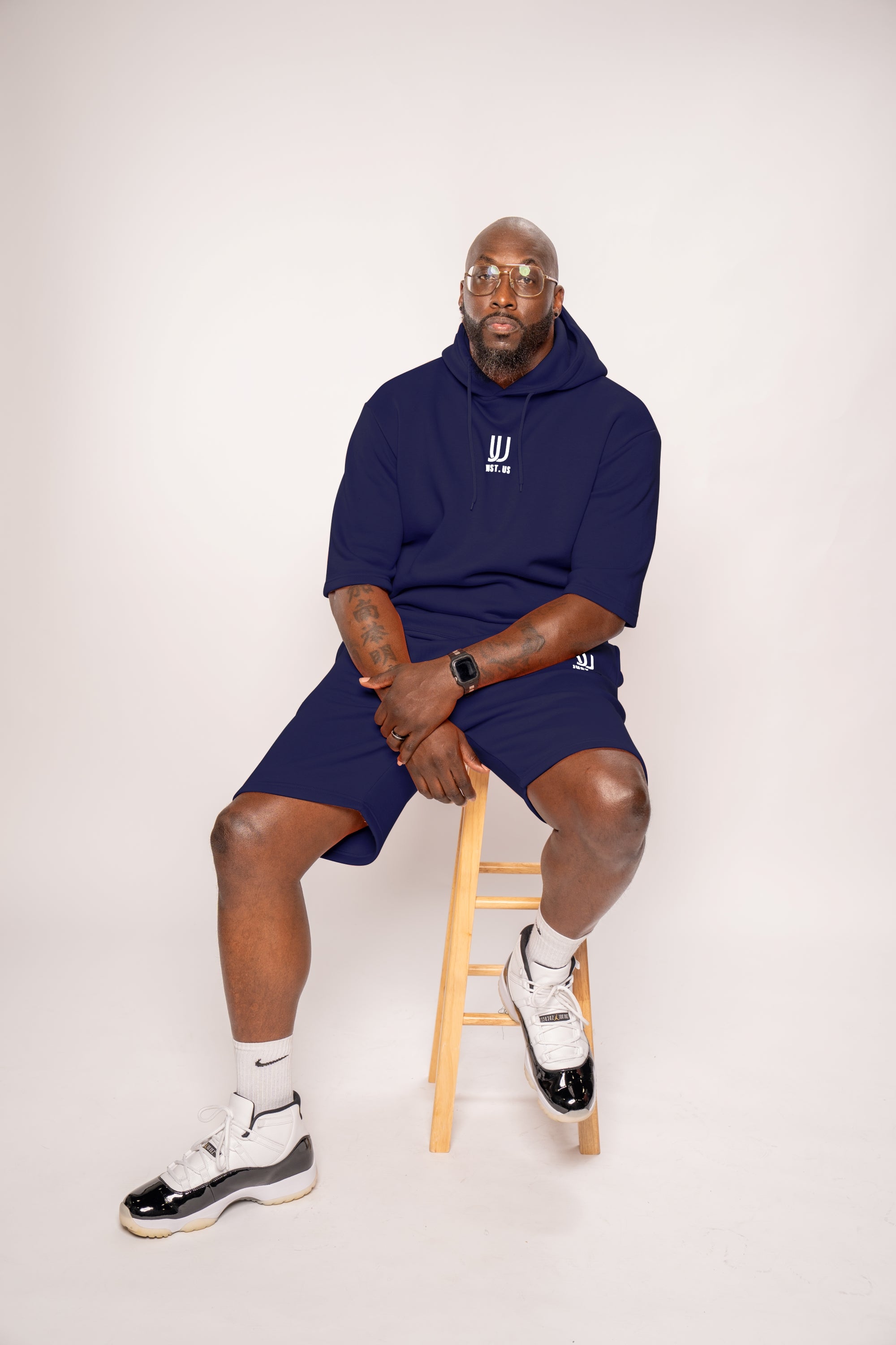 Men’s Drop Shoulder Shirt + Shorts – Just.us