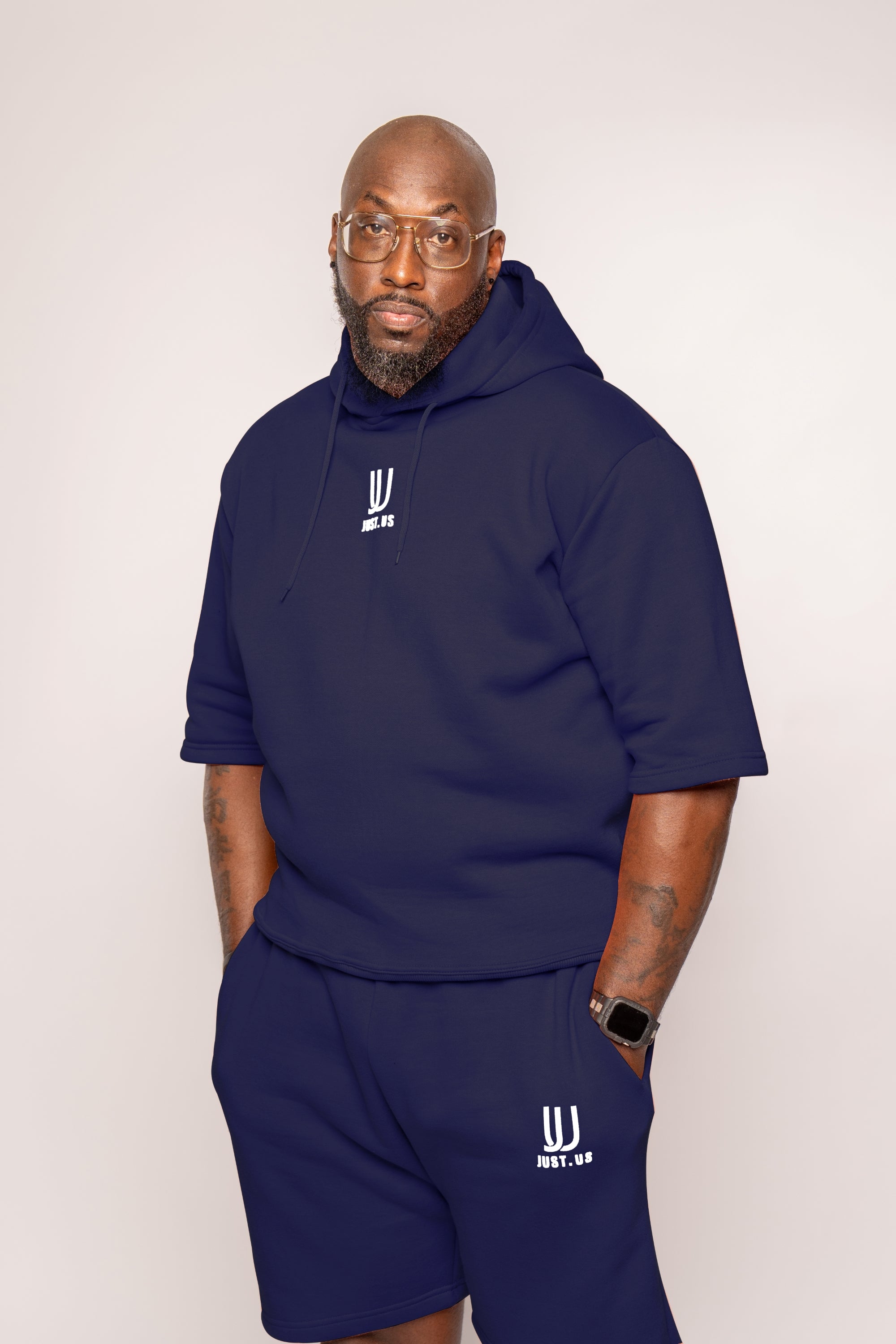 Men’s Drop Shoulder Shirt + Shorts – Just.us