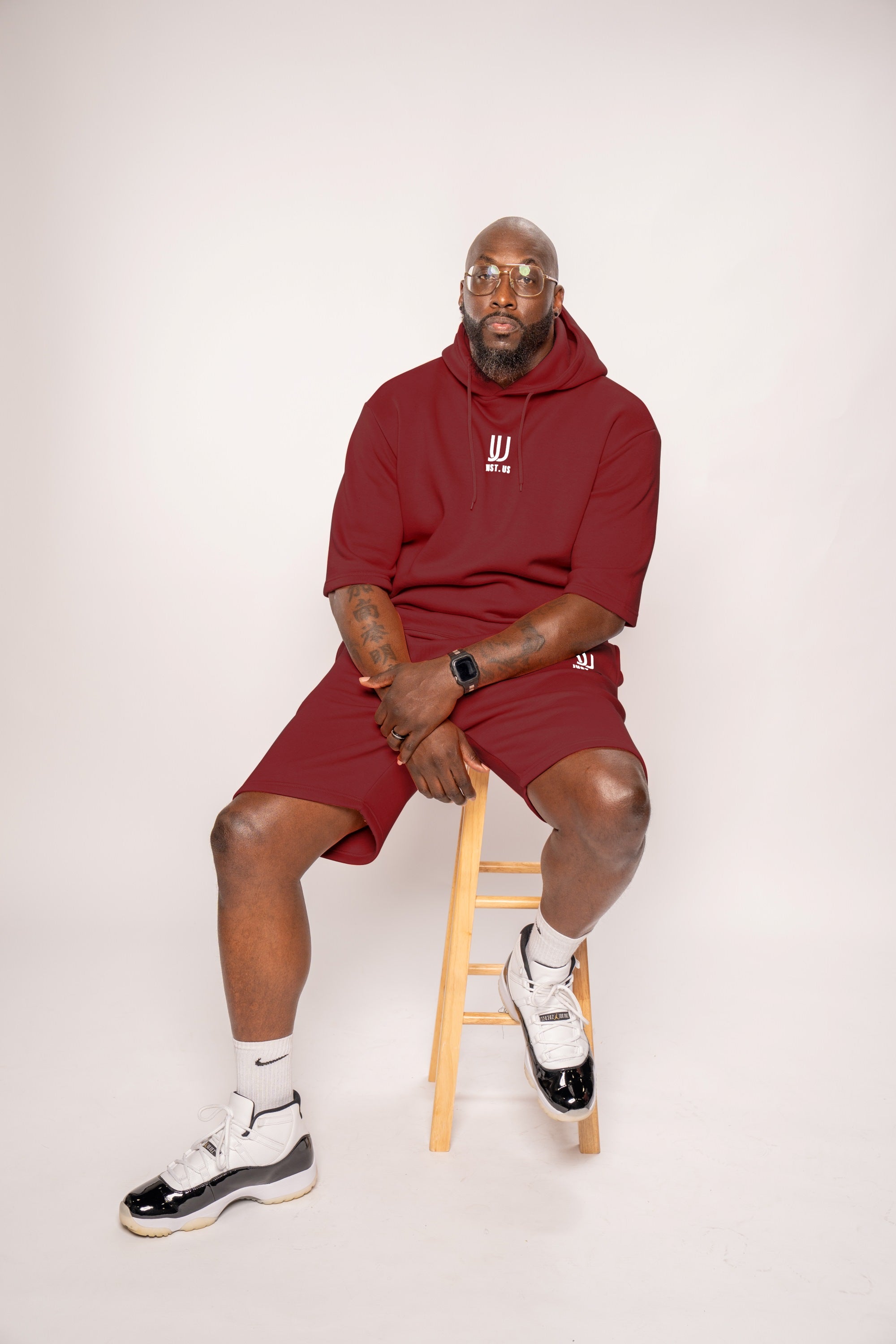 Men’s Drop Shoulder Shirt + Shorts – Just.us