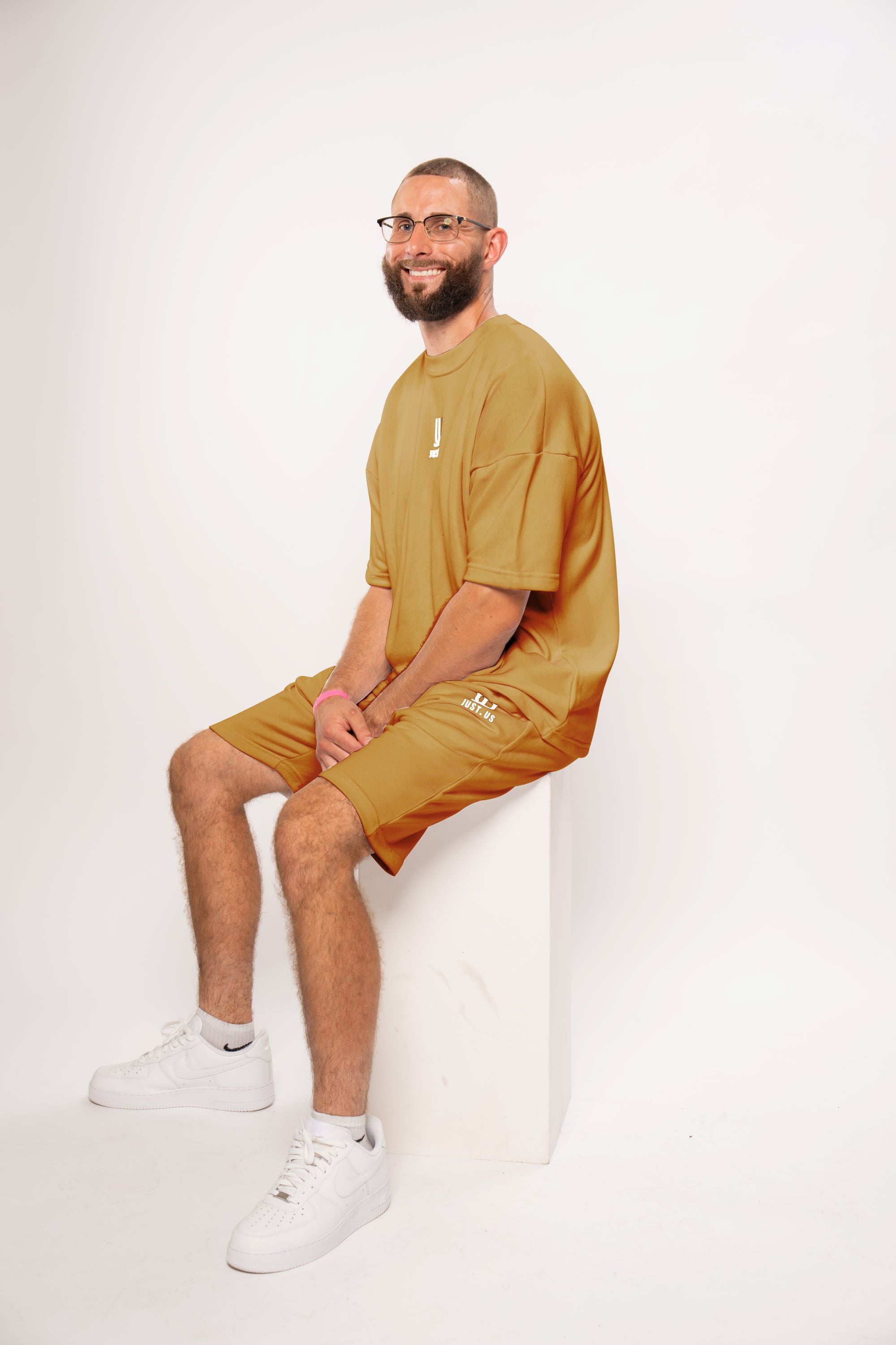 Men’s Drop Shoulder Shirt + Shorts – Just.us