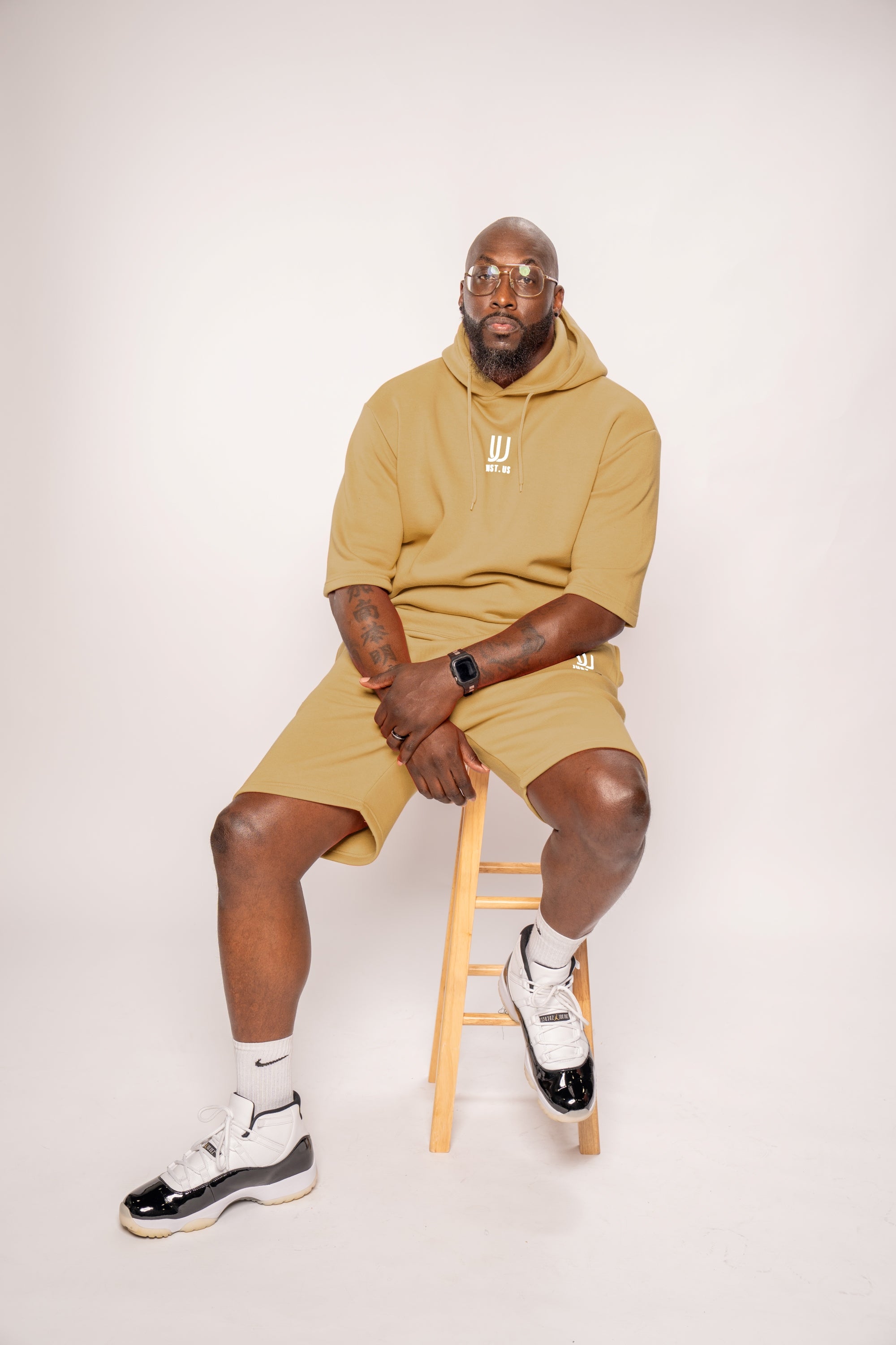Men’s Drop Shoulder Shirt + Shorts – Just.us