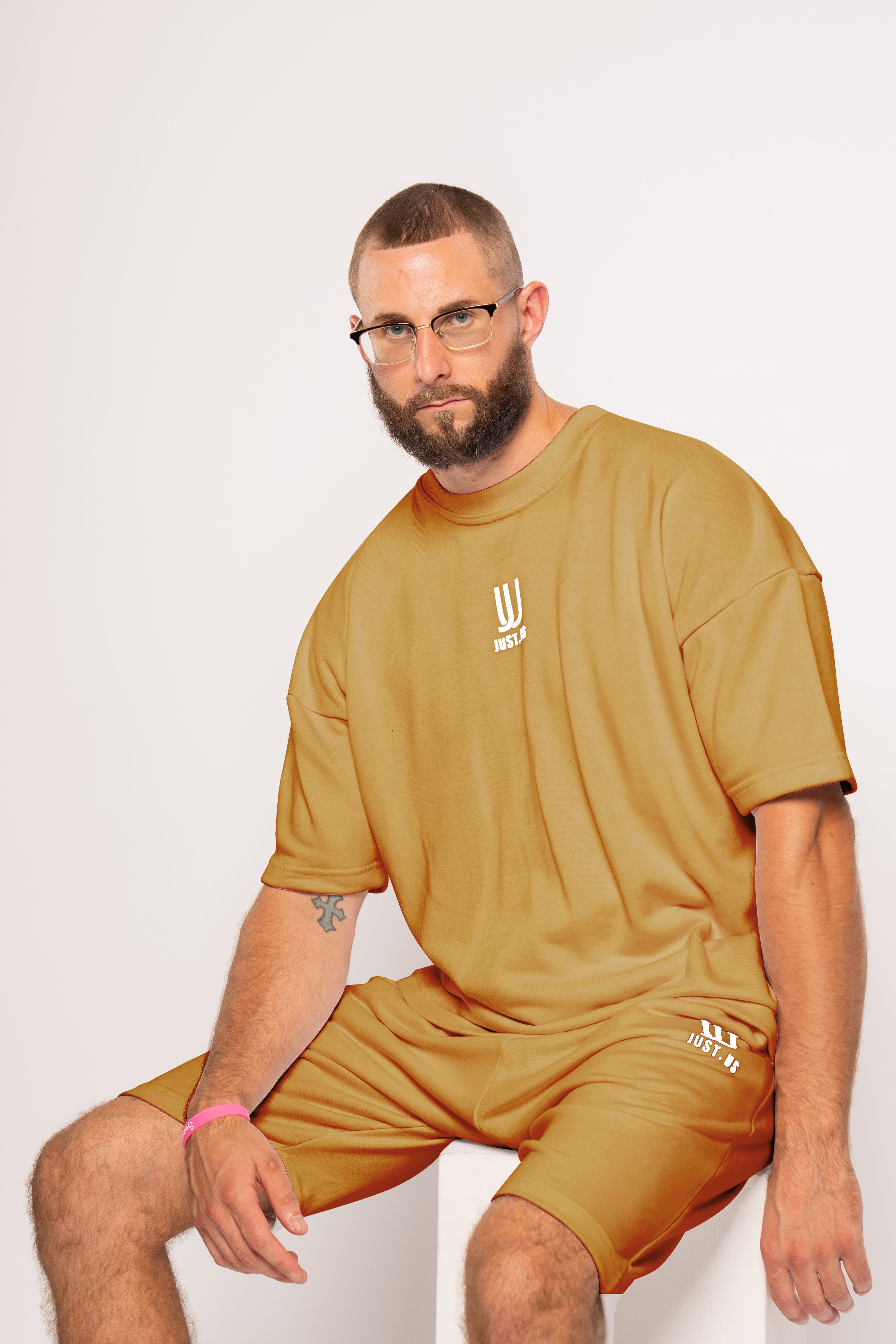 Men’s Drop Shoulder Shirt + Shorts – Just.us