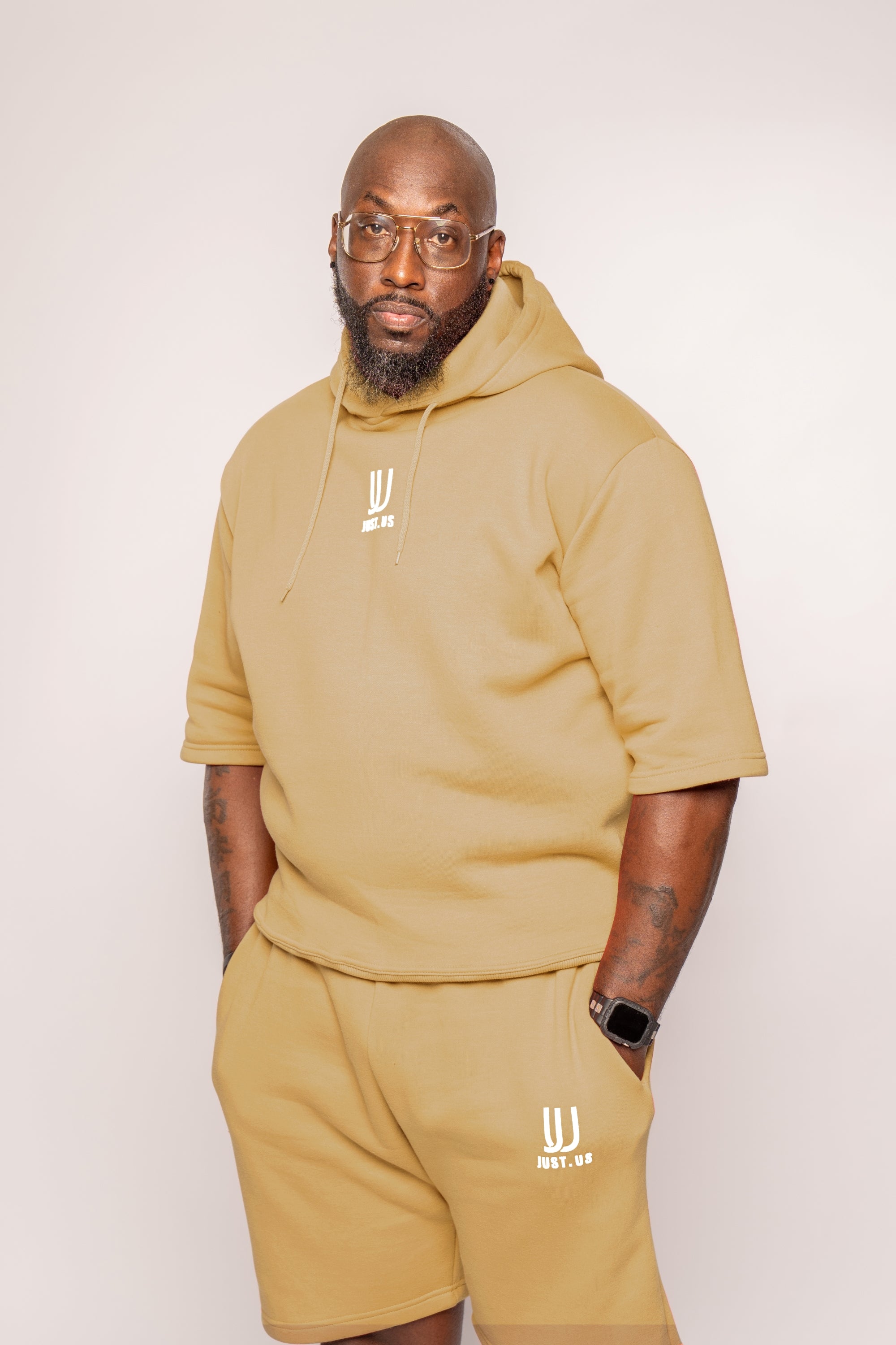 Men’s Drop Shoulder Shirt + Shorts – Just.us