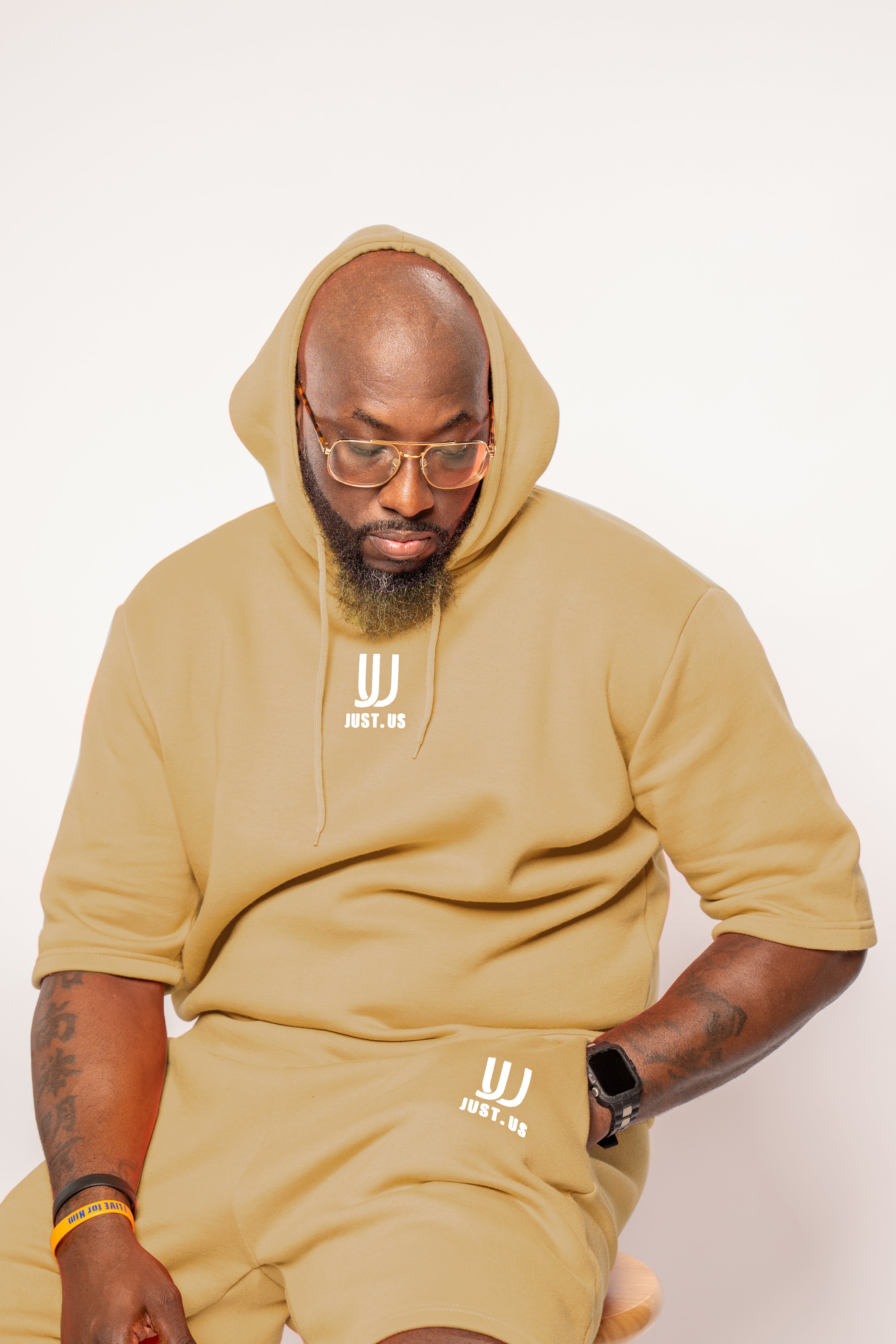 Men’s Drop Shoulder Shirt + Shorts – Just.us