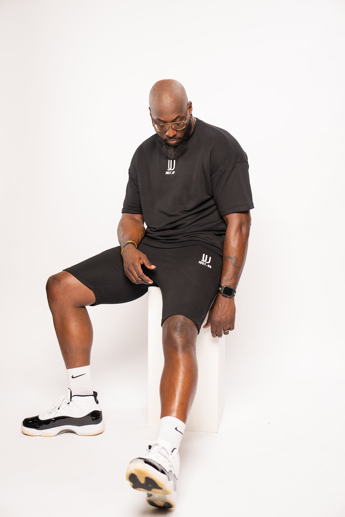 Men’s Drop Shoulder Shirt + Shorts – Just.us