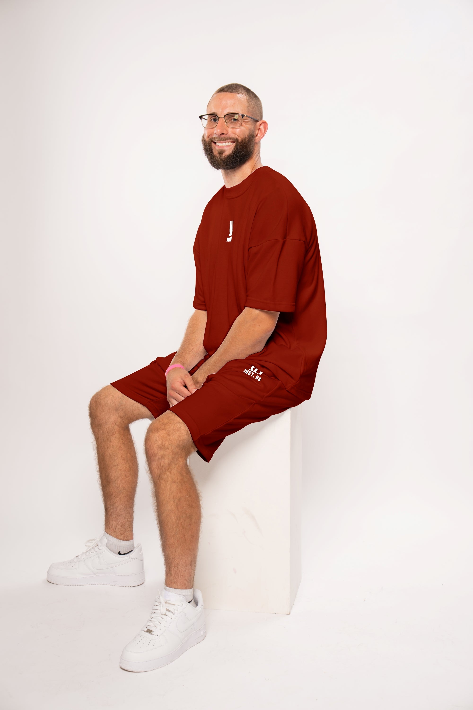 Men’s Drop Shoulder Shirt + Shorts – Just.us