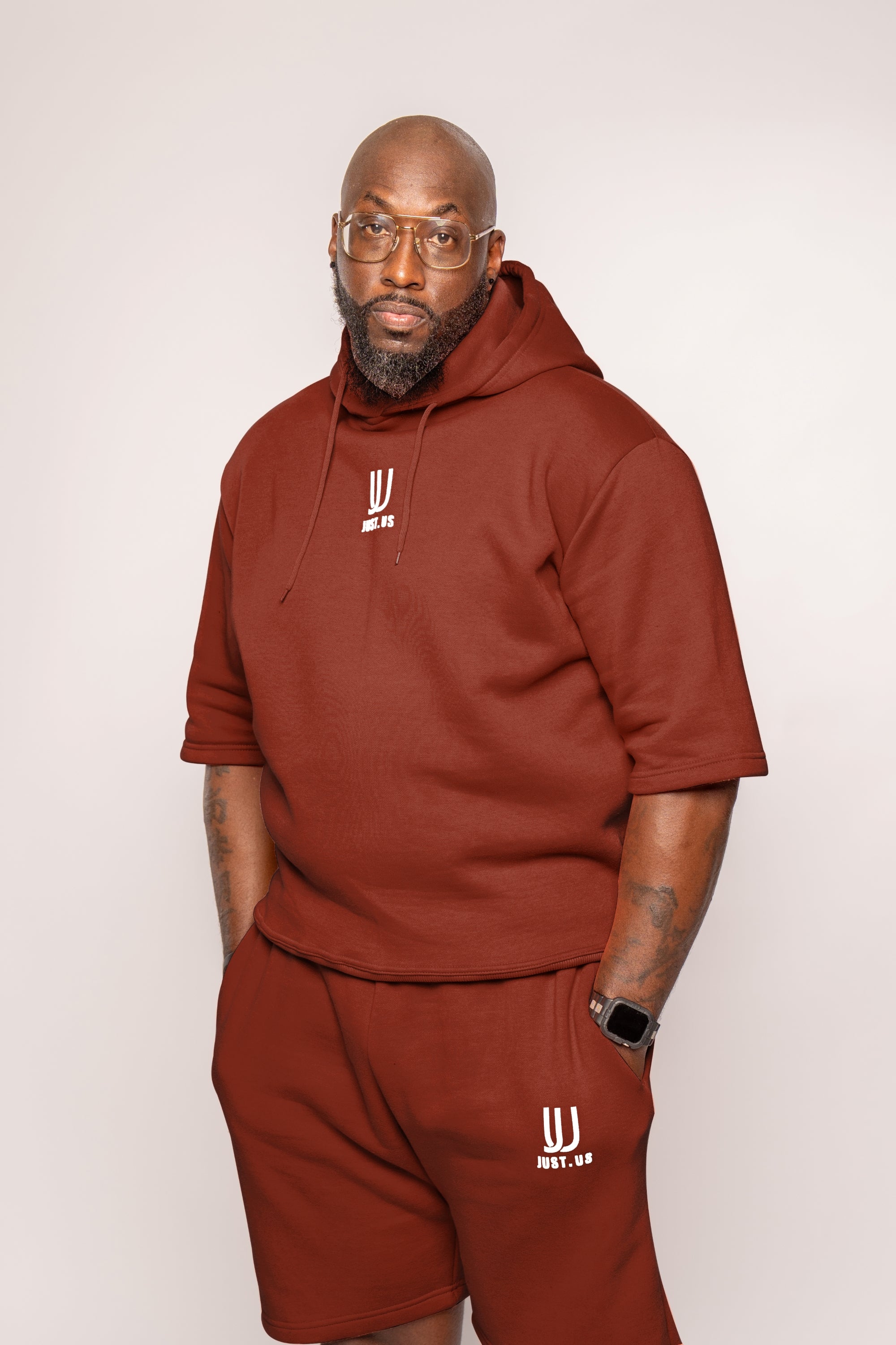 Men’s Drop Shoulder Shirt + Shorts – Just.us