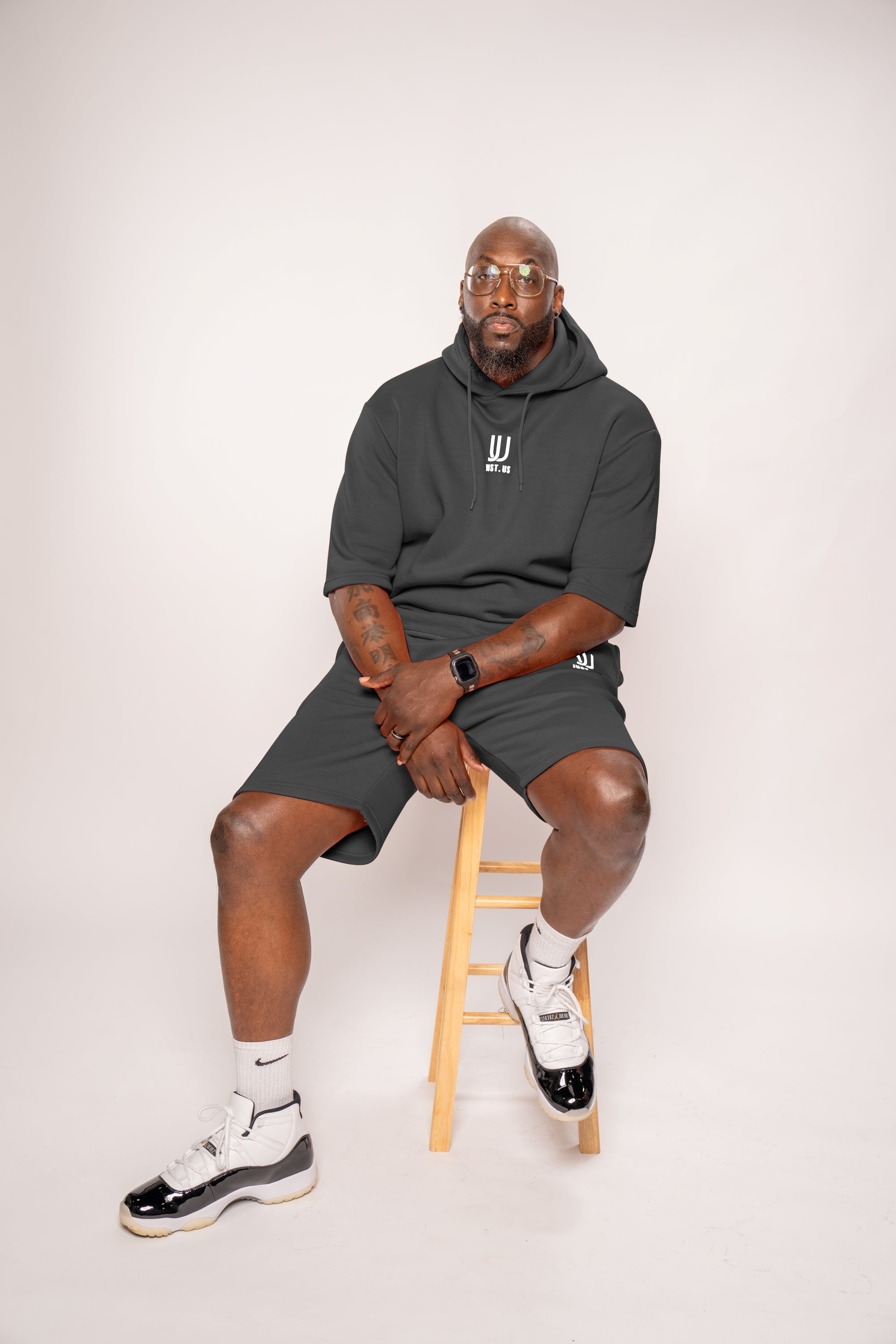 Men’s Drop Shoulder Shirt + Shorts – Just.us
