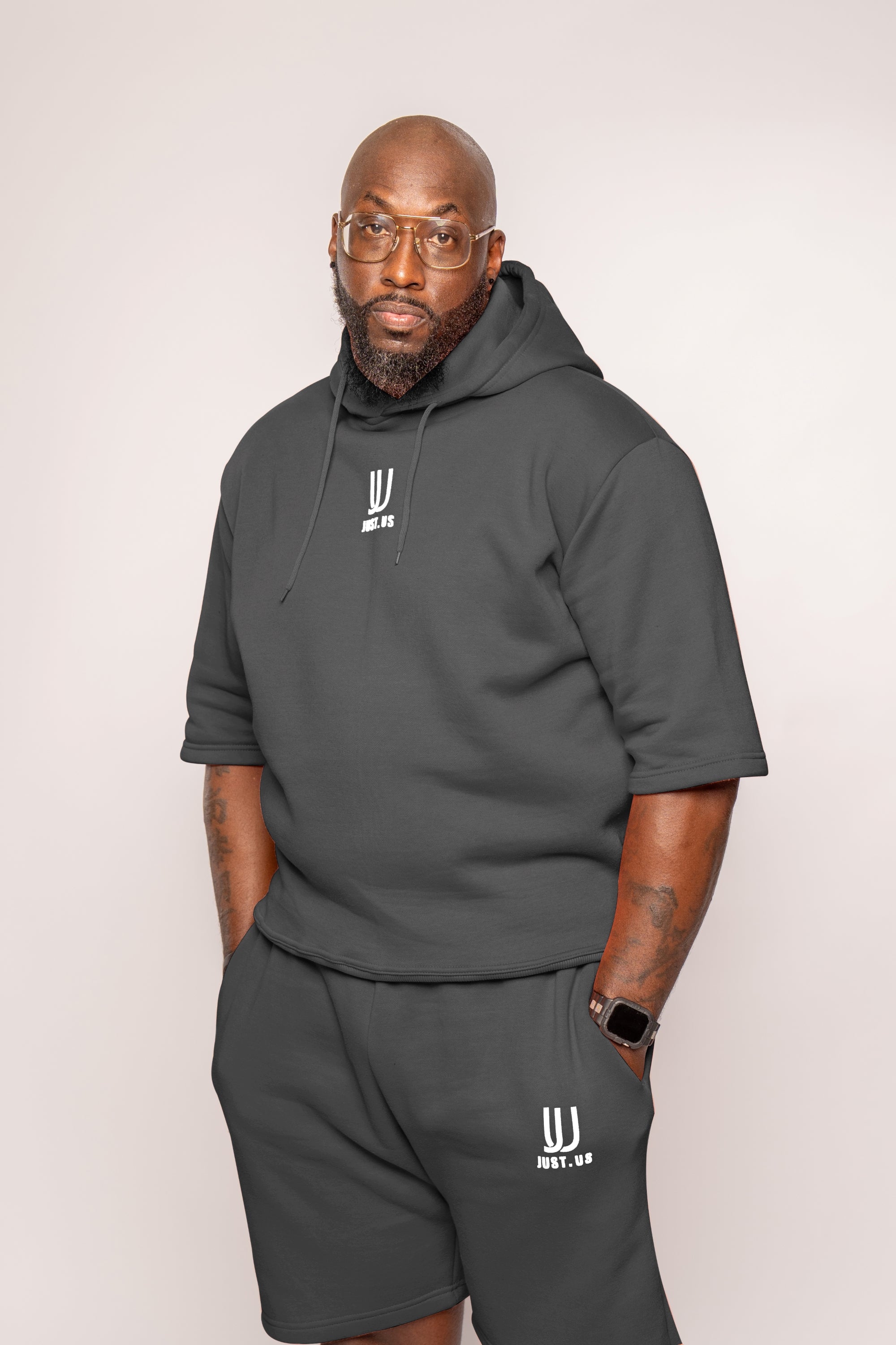 Men’s Drop Shoulder Shirt + Shorts – Just.us