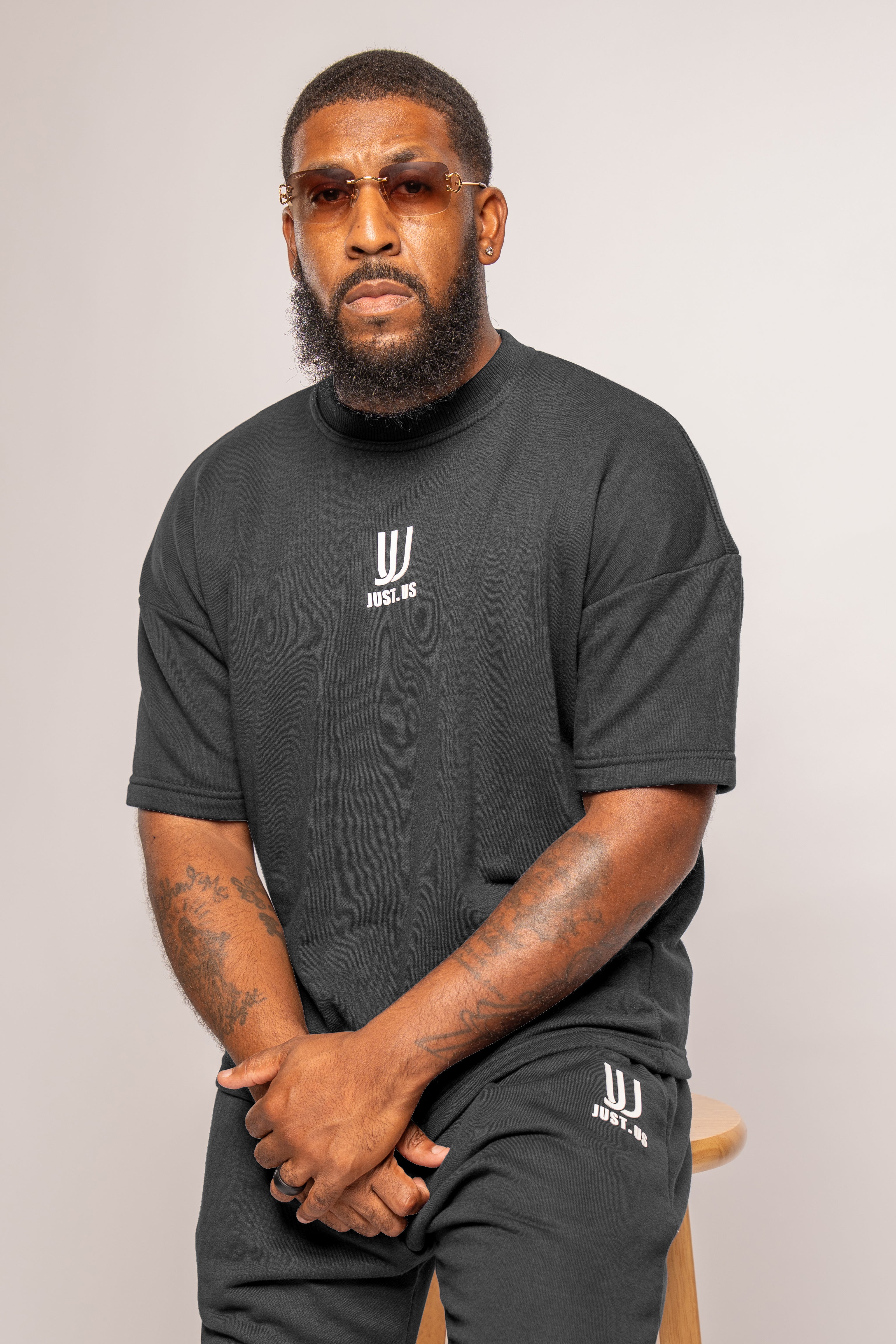 Men’s Drop Shoulder Shirt + Shorts – Just.us