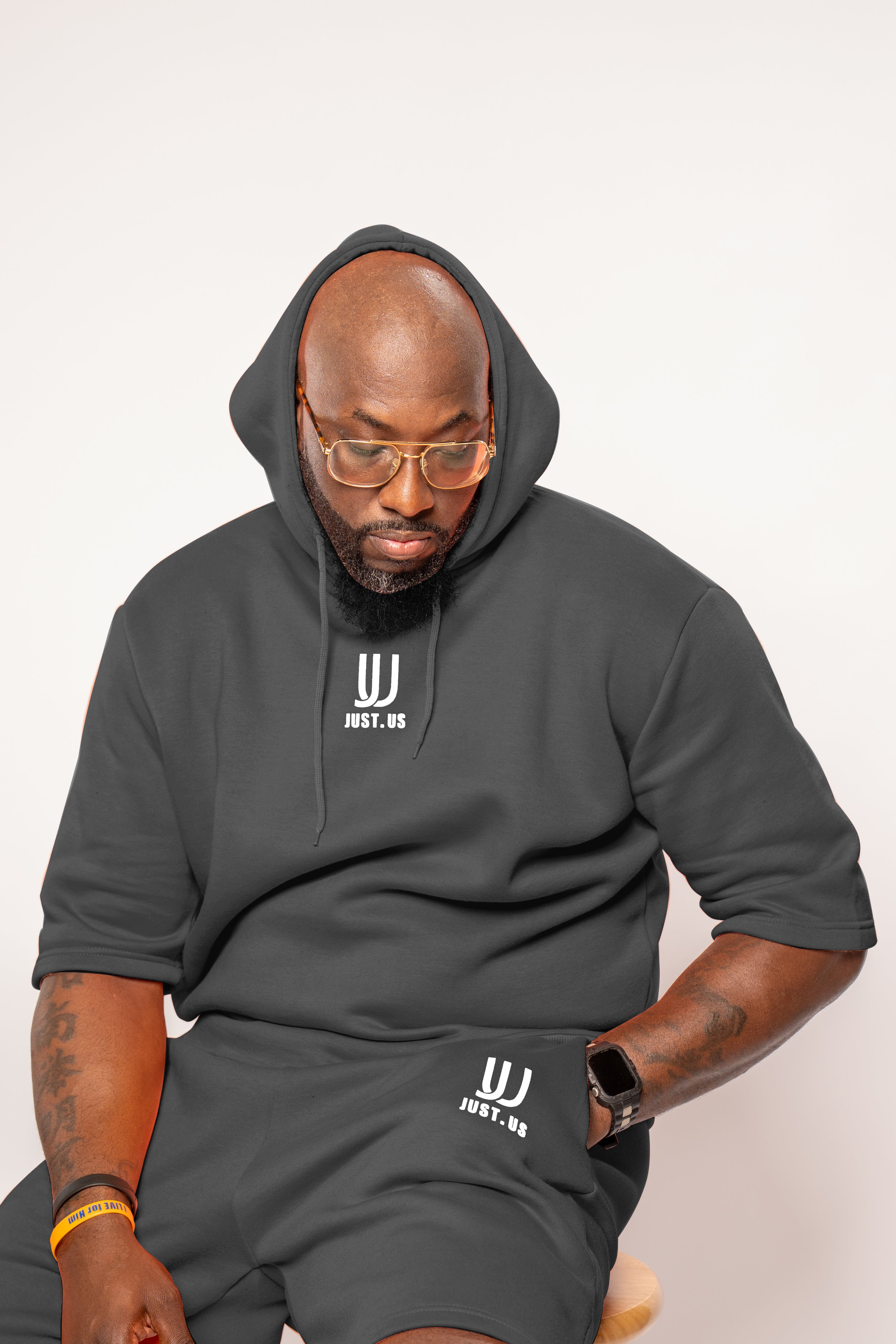 Men’s Drop Shoulder Shirt + Shorts – Just.us