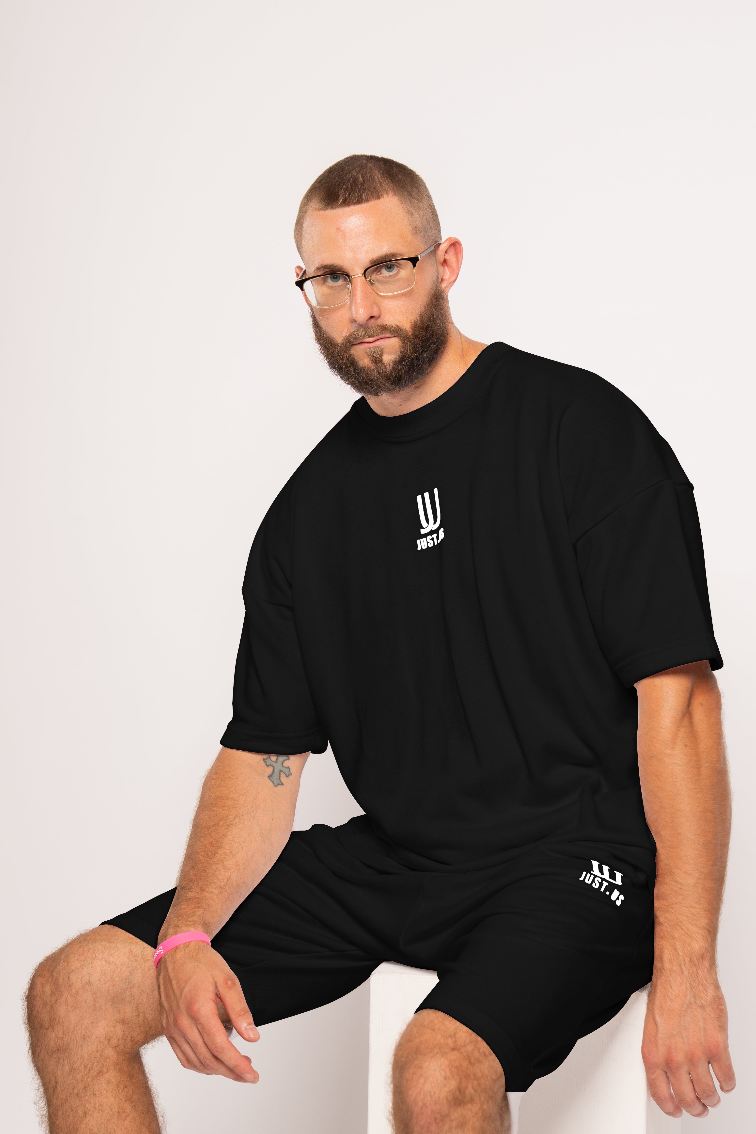 Men’s Drop Shoulder Shirt + Shorts – Just.us