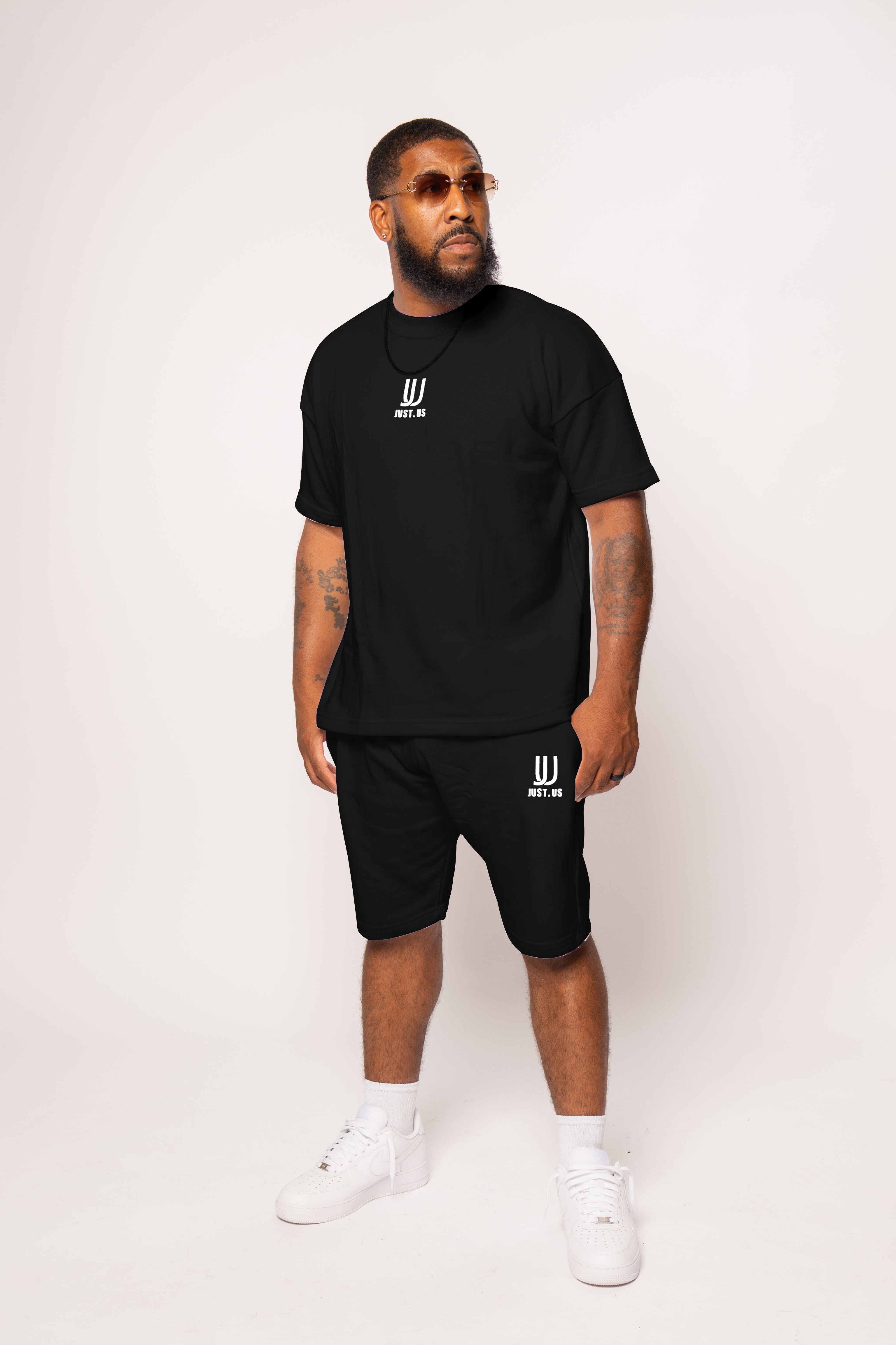 Men’s Drop Shoulder Shirt + Shorts – Just.us