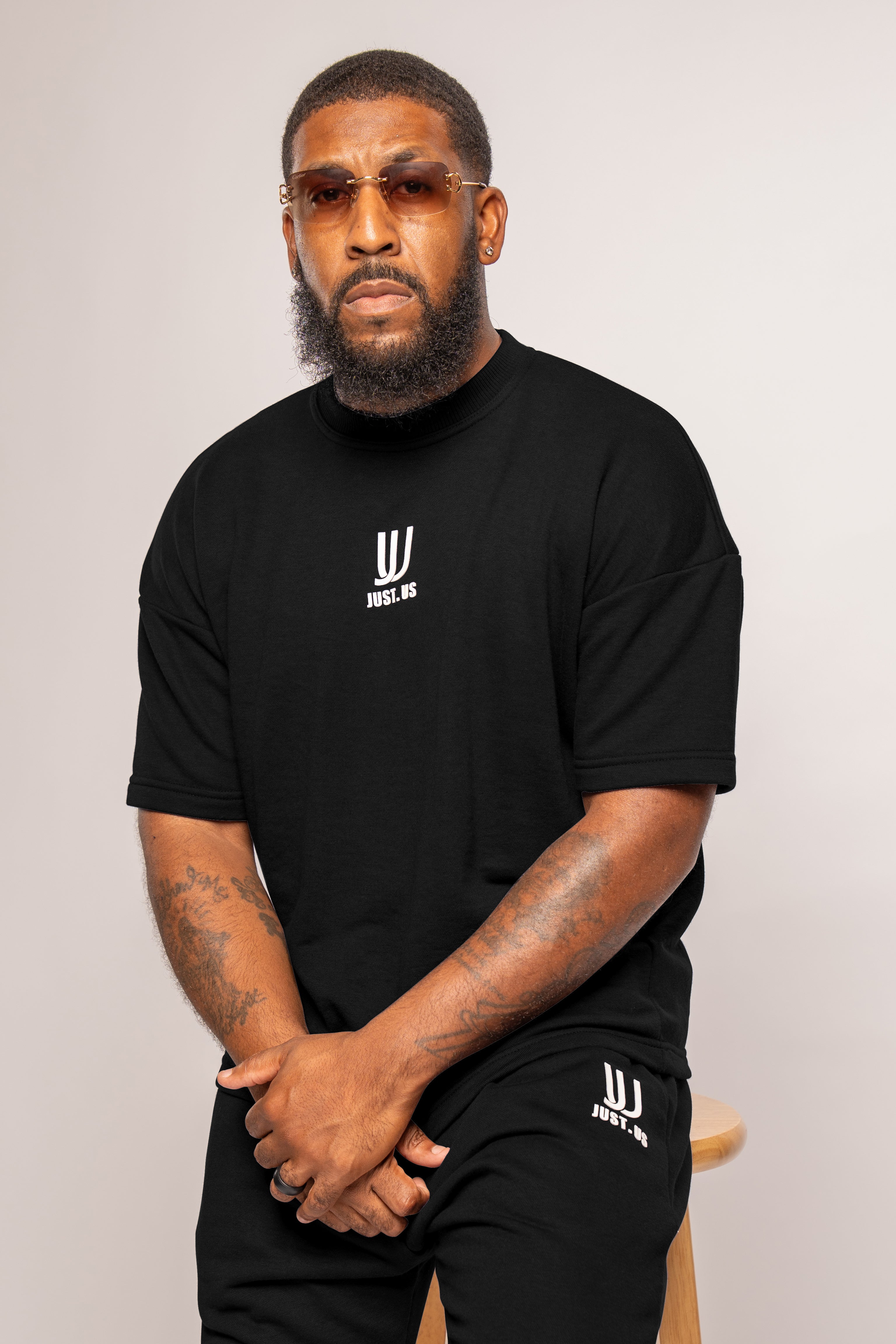 Men’s Drop Shoulder Shirt + Shorts – Just.us