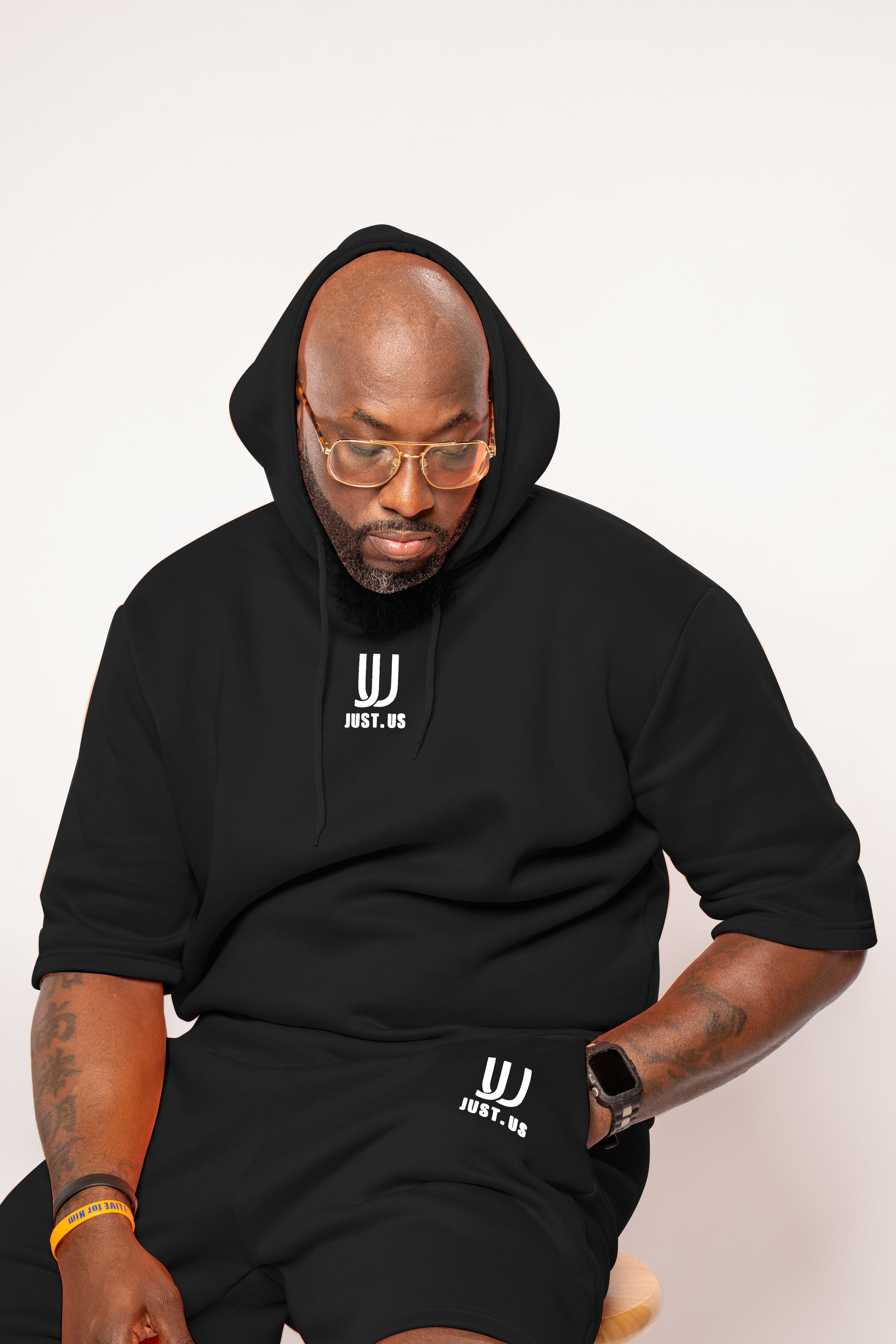 Men’s Drop Shoulder Shirt + Shorts – Just.us