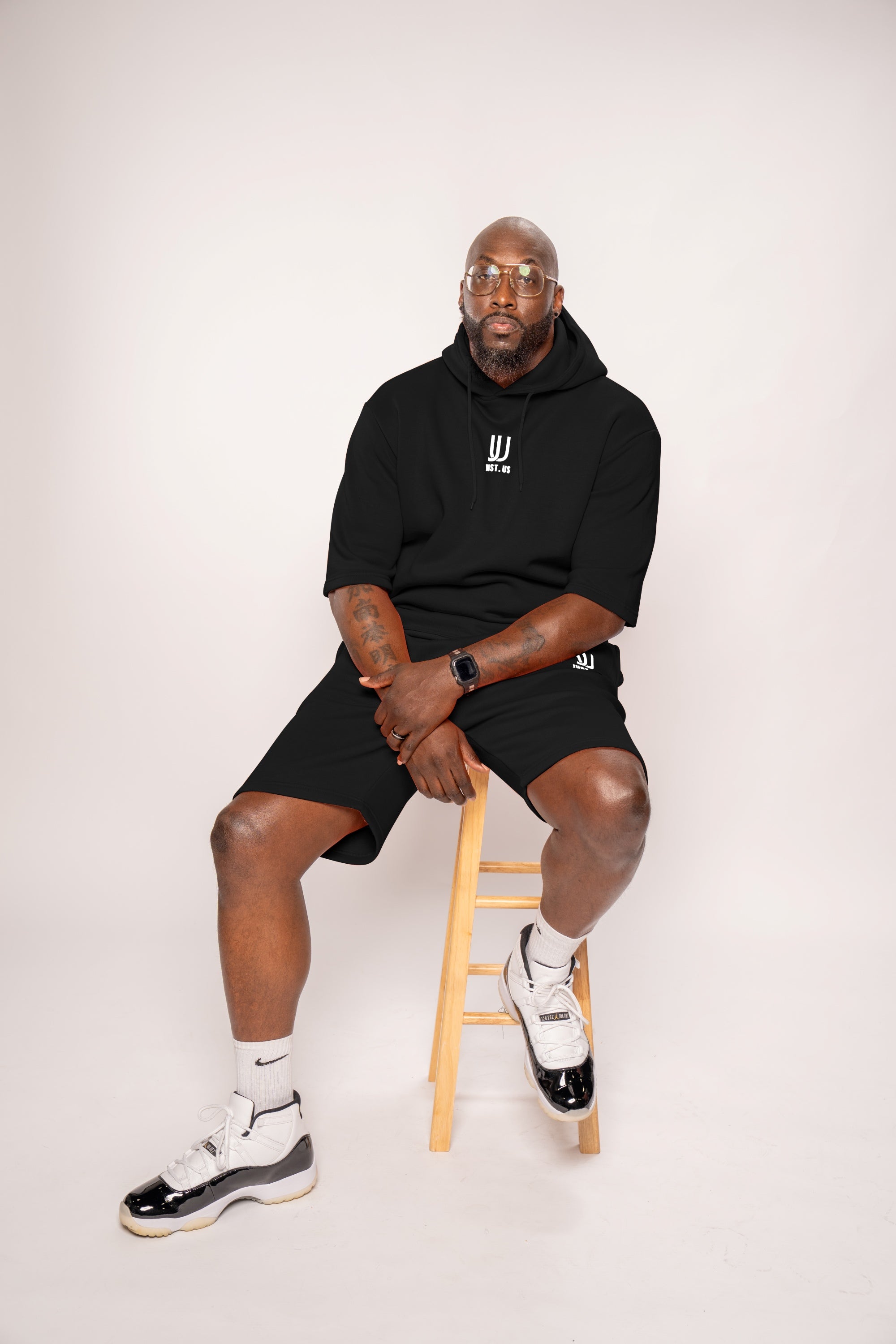 Men’s Drop Shoulder Shirt + Shorts – Just.us