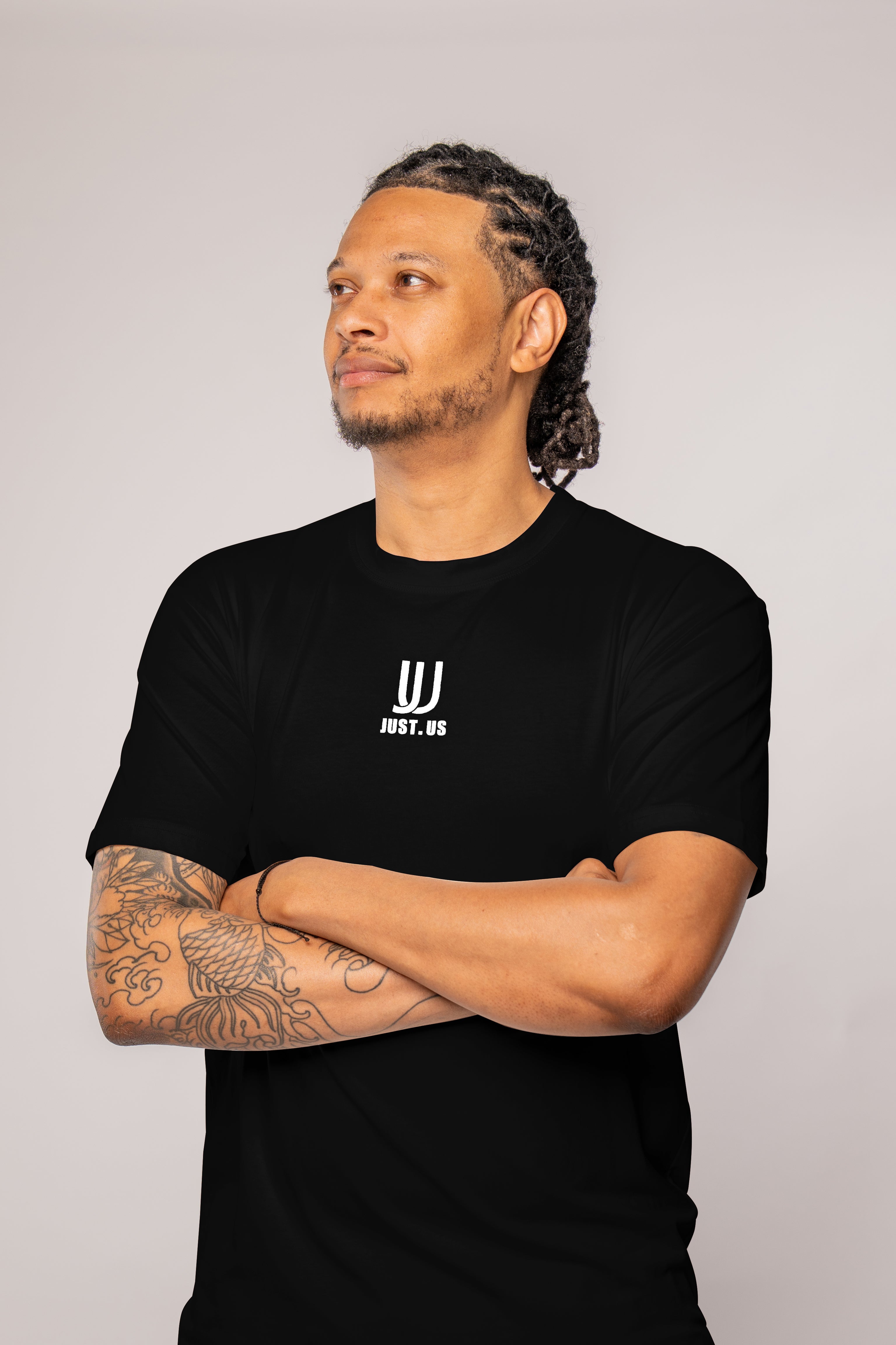 Men’s Drop Shoulder Shirt + Shorts – Just.us