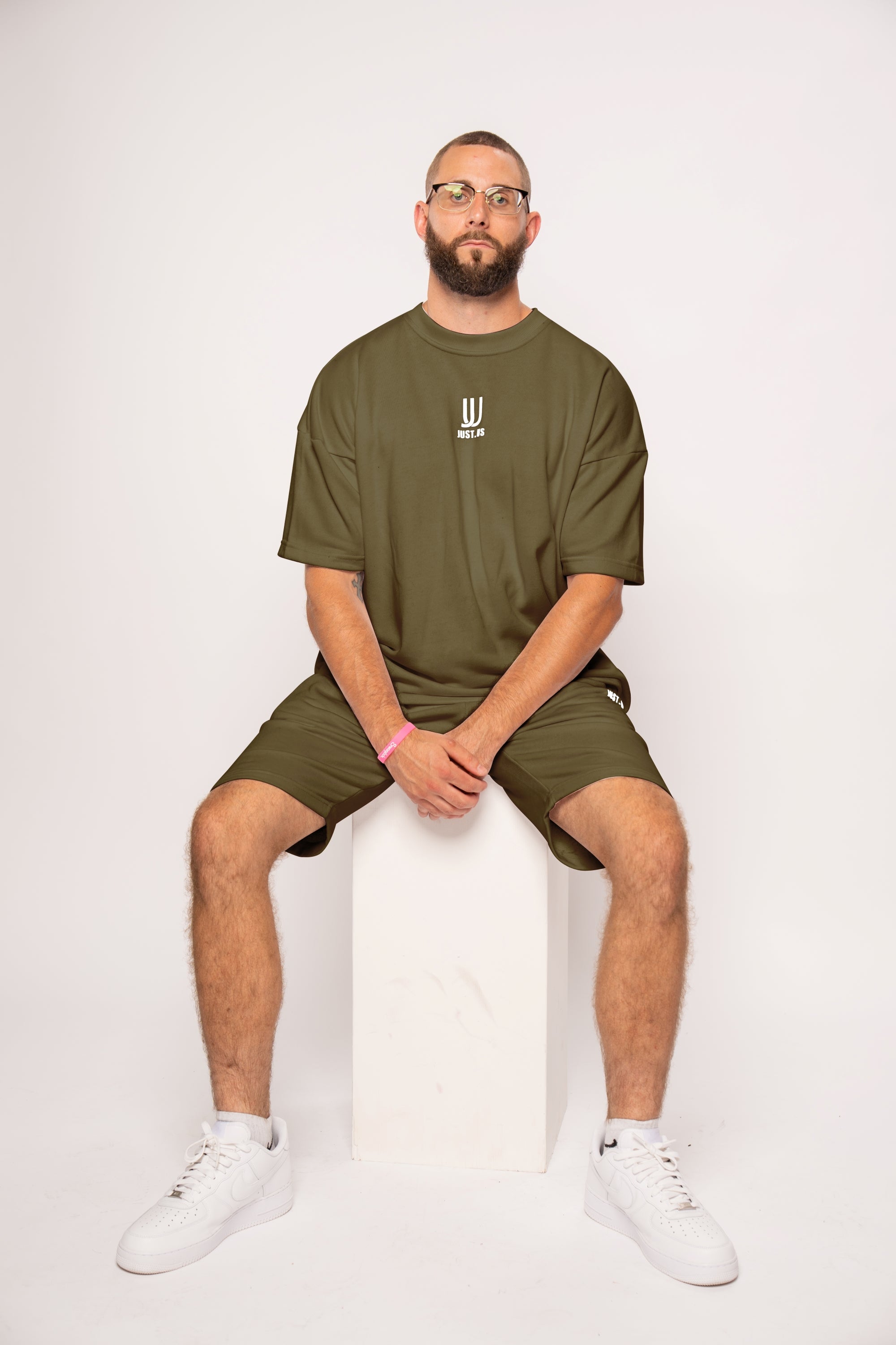 Men’s Drop Shoulder Shirt + Shorts – Just.us