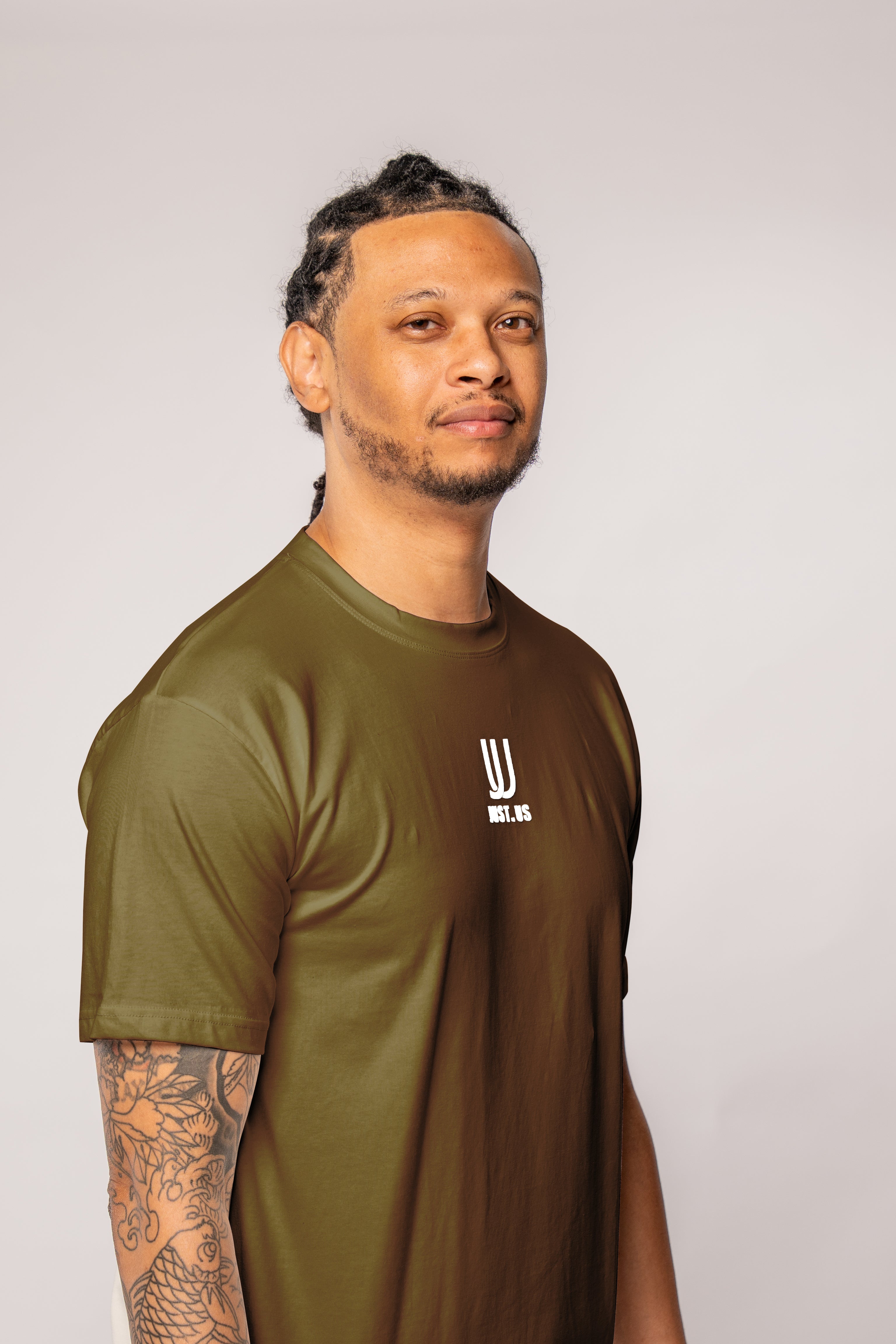Men’s Drop Shoulder Shirt + Shorts – Just.us