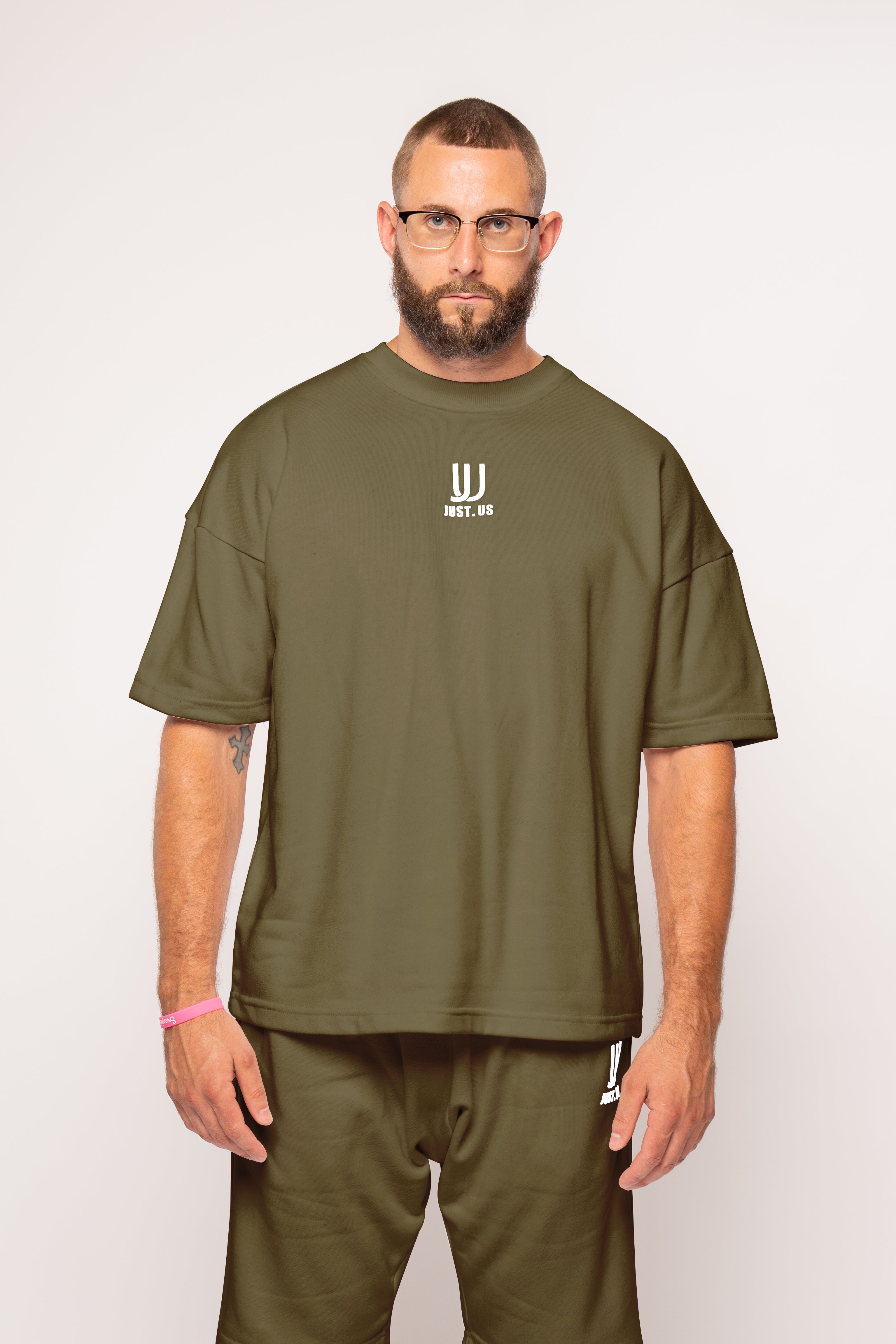 Men’s Drop Shoulder Shirt + Shorts – Just.us