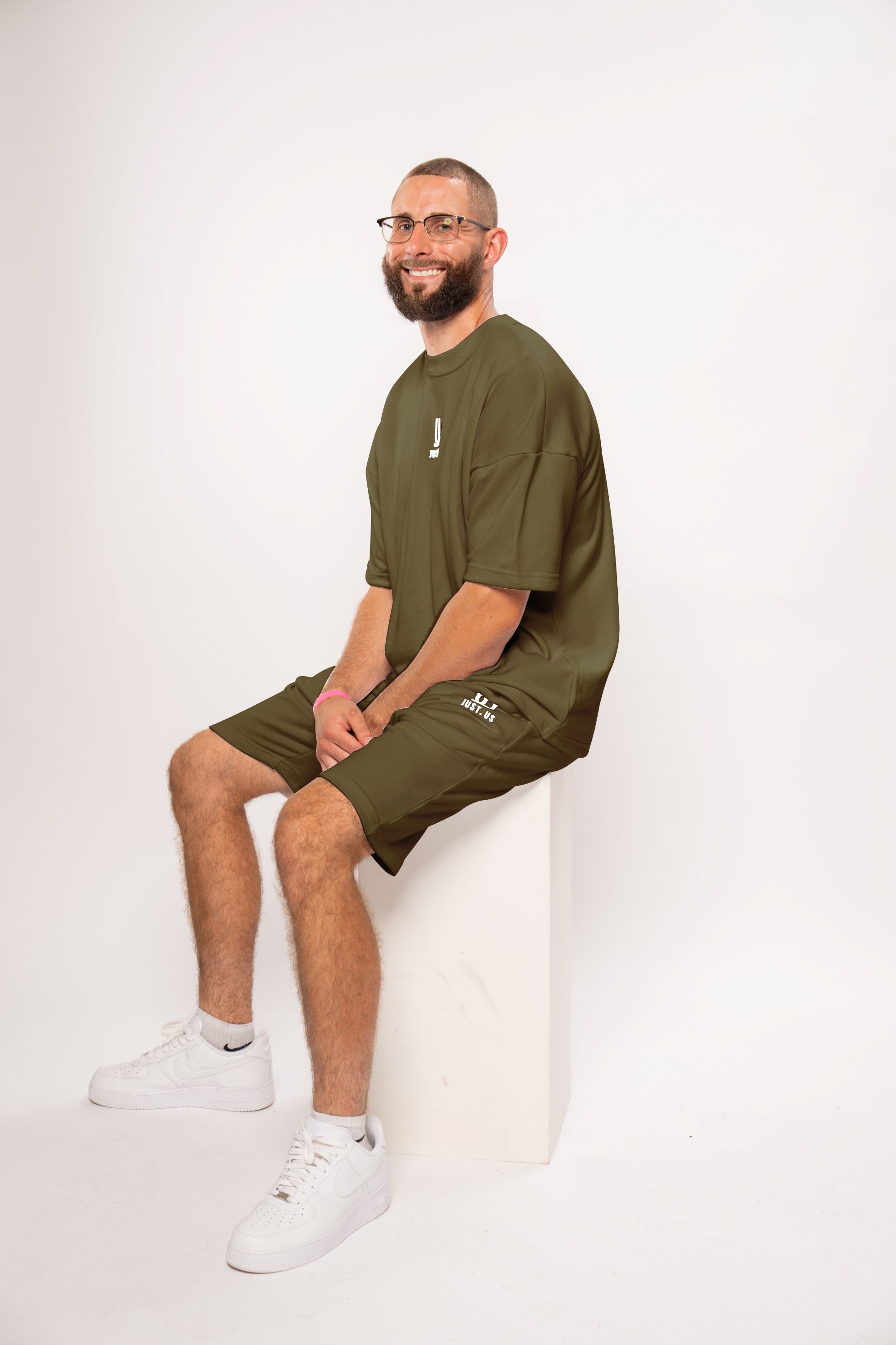 Men’s Drop Shoulder Shirt + Shorts – Just.us