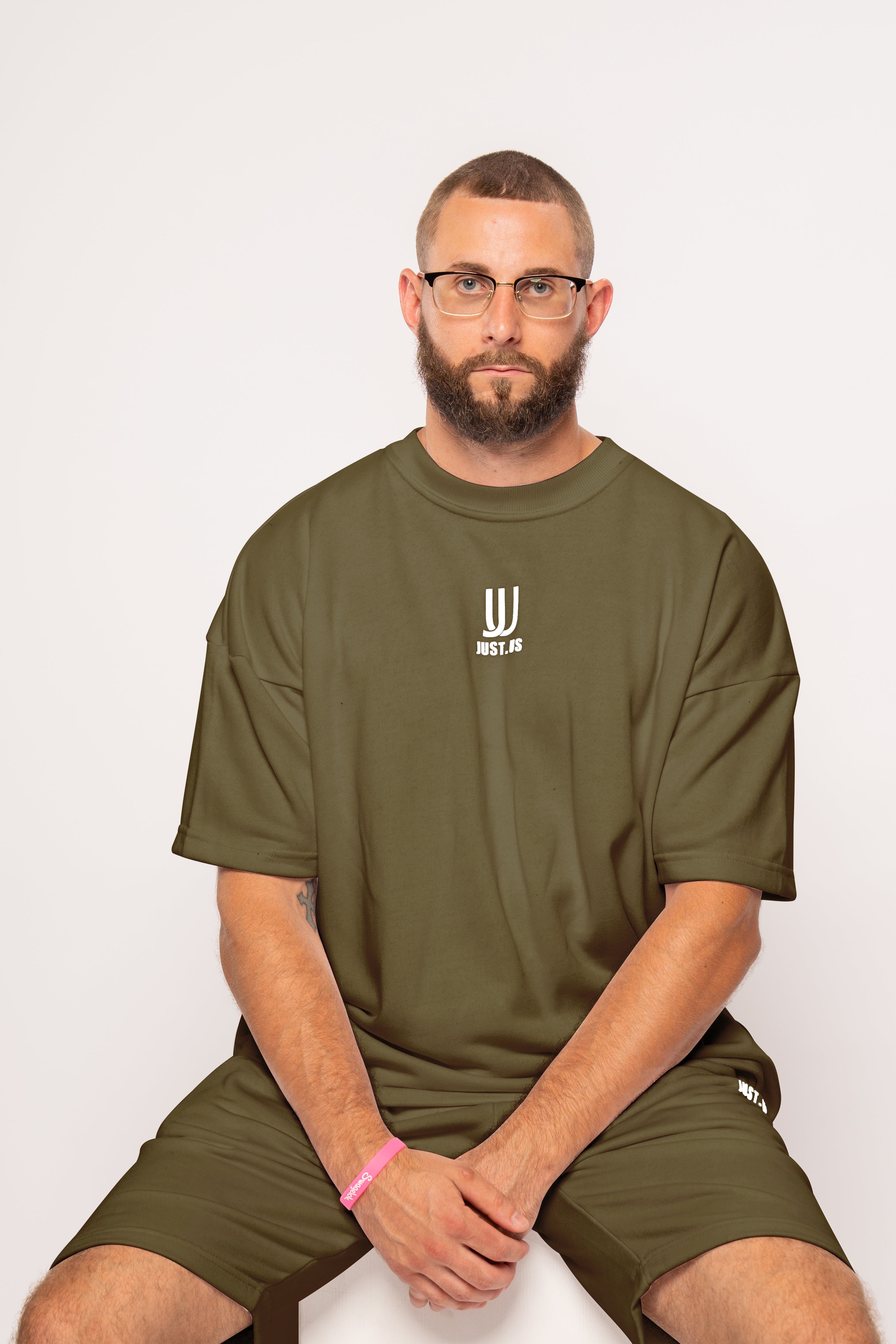 Men’s Drop Shoulder Shirt + Shorts – Just.us