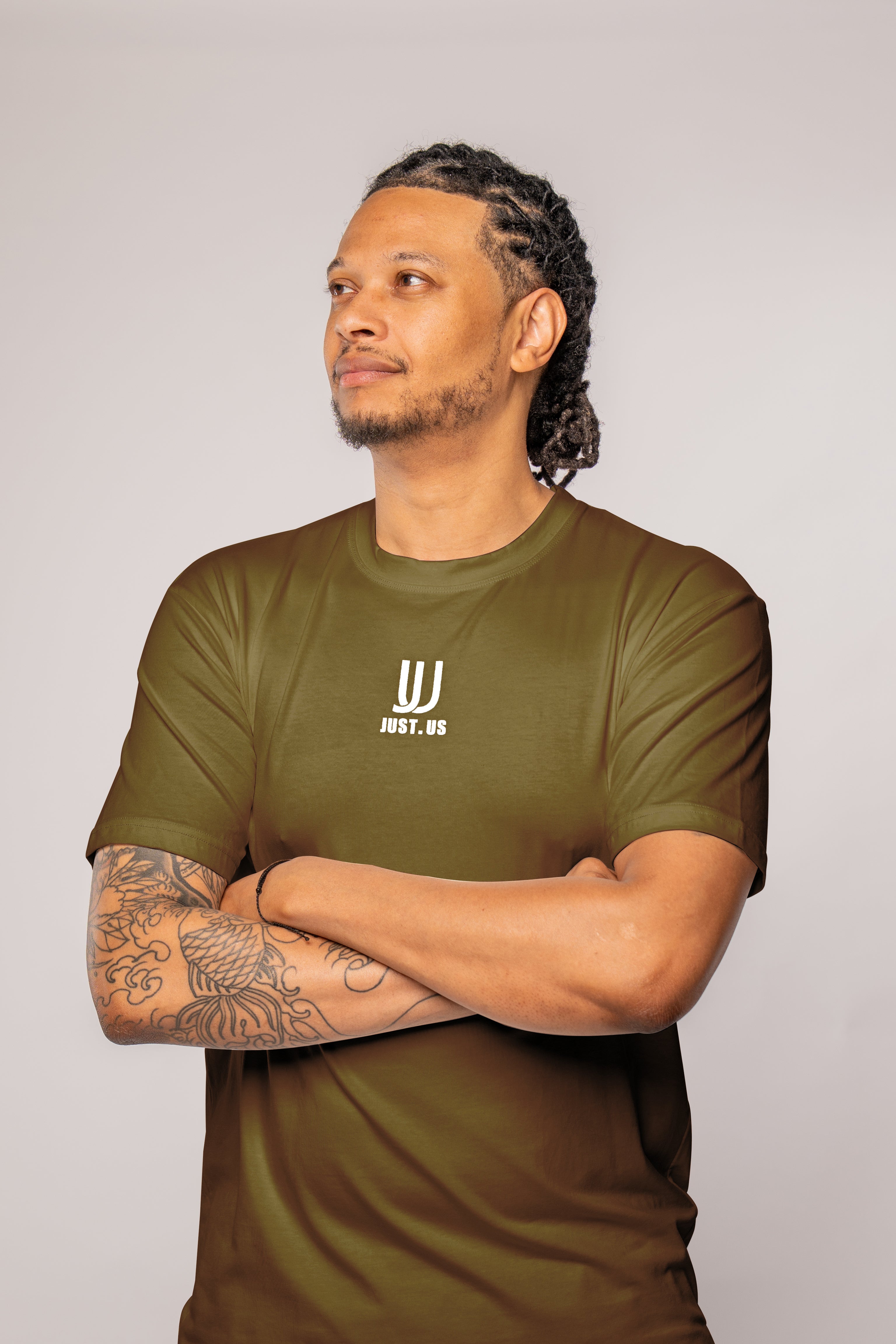 Men’s Drop Shoulder Shirt + Shorts – Just.us