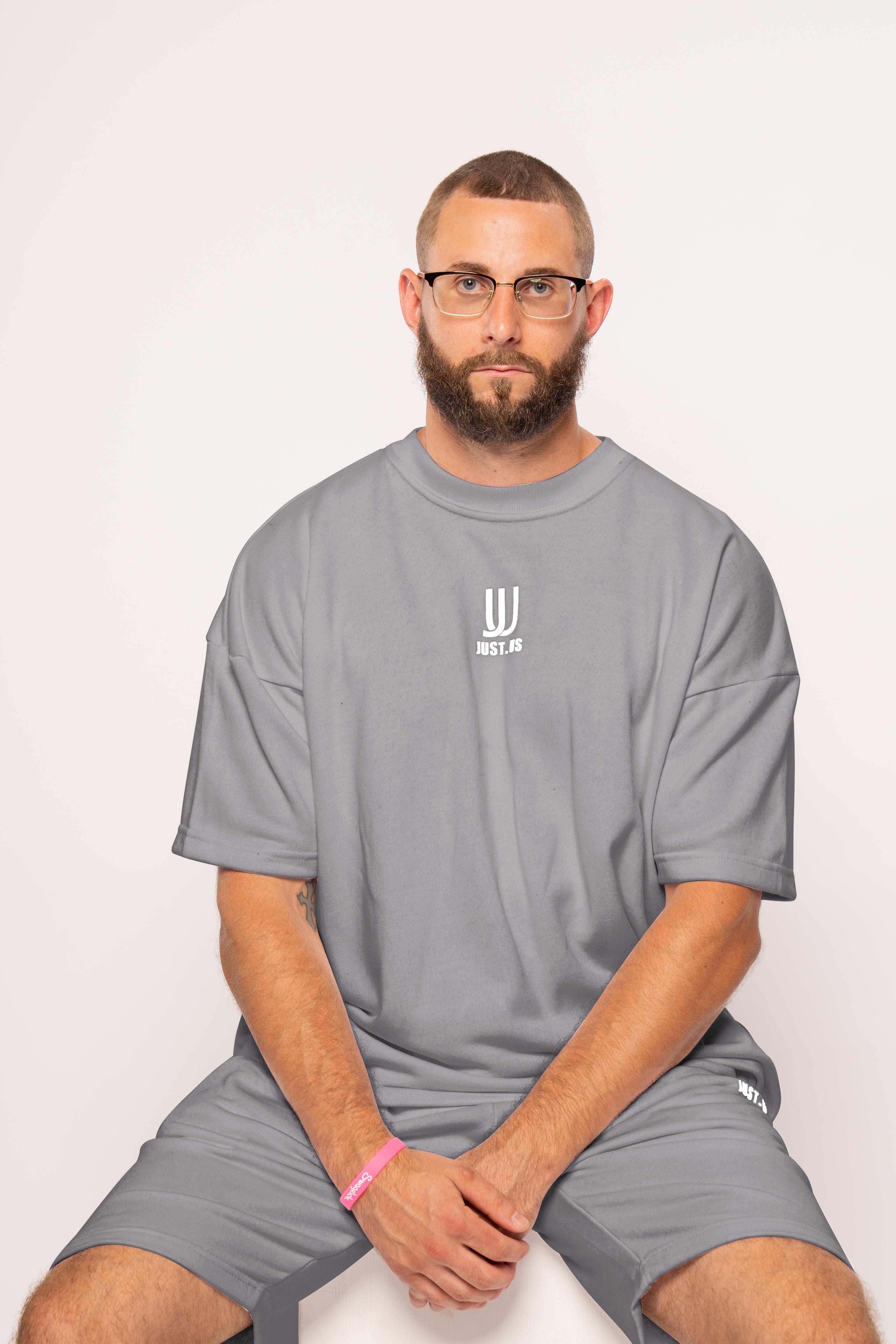 Men’s Drop Shoulder Shirt + Shorts – Just.us