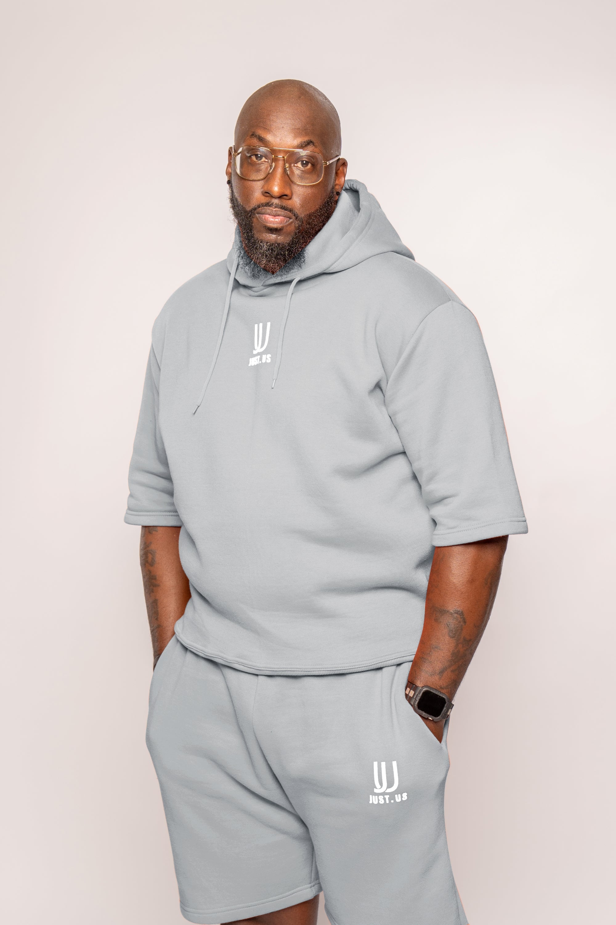 Men’s Drop Shoulder Shirt + Shorts – Just.us