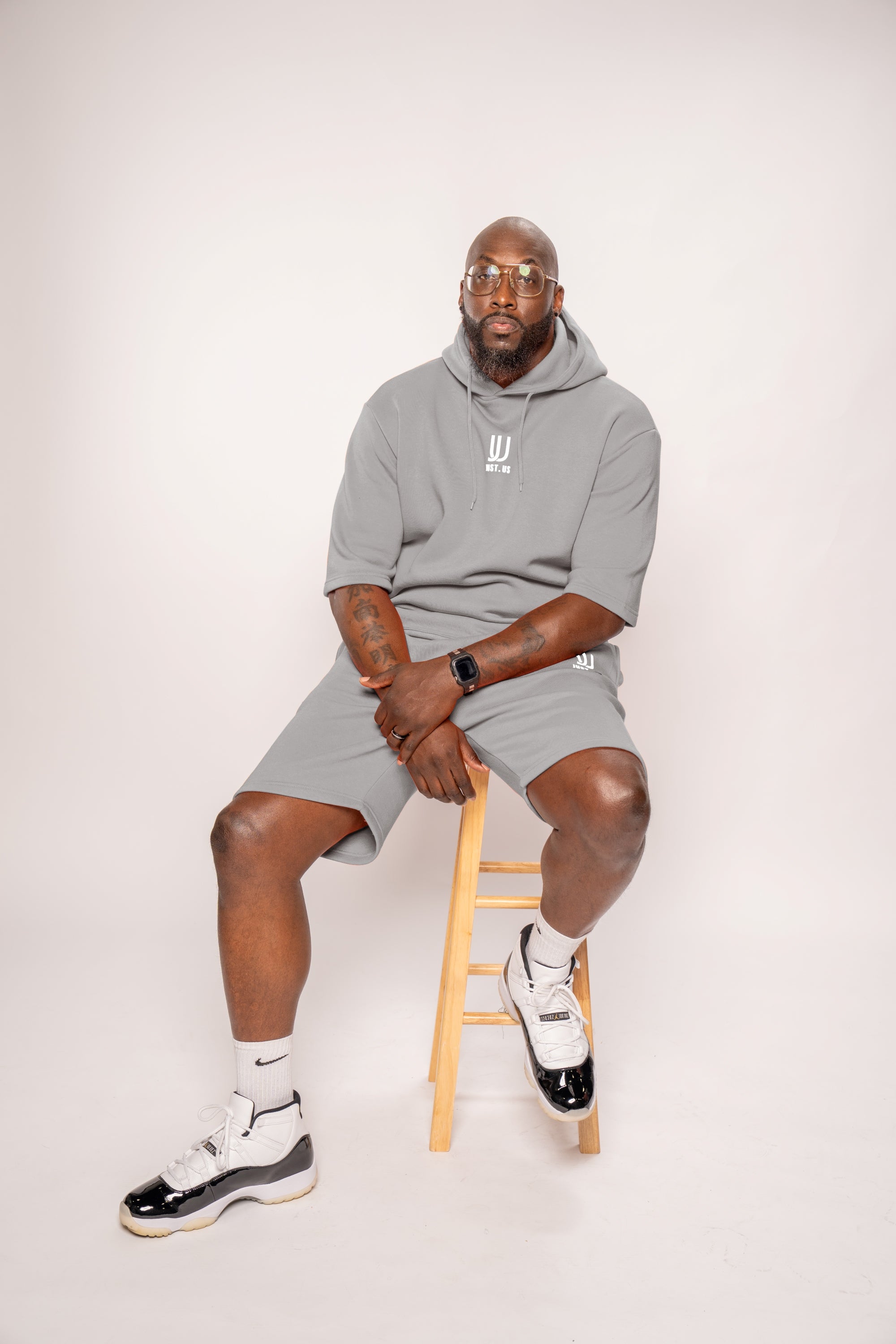 Men’s Drop Shoulder Shirt + Shorts – Just.us