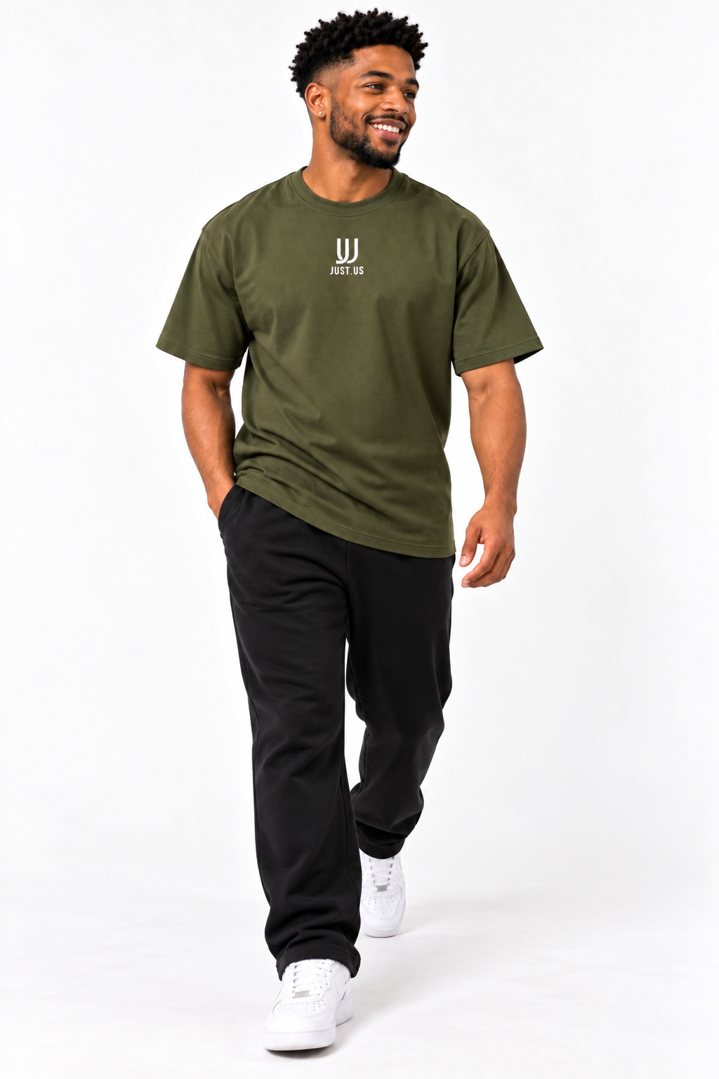 Men’s  Drop Shoulder tShirt– Just.us