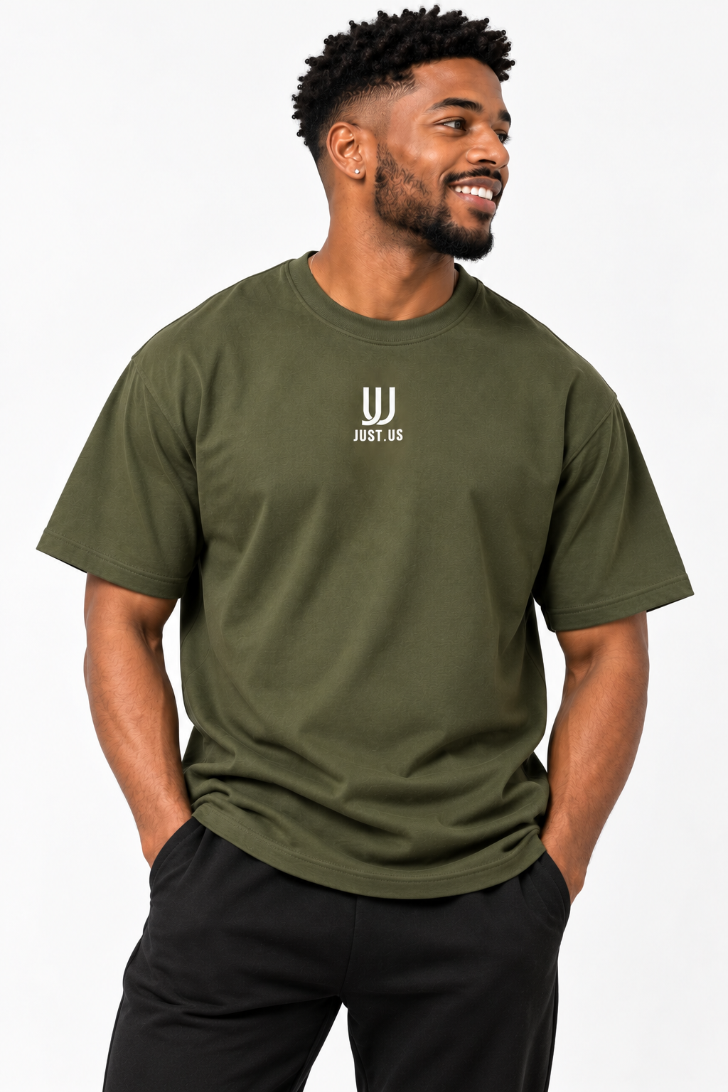 Men’s  Drop Shoulder tShirt– Just.us