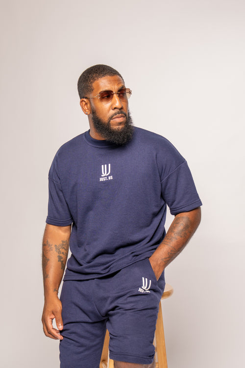 Men’s Drop Shoulder Shirt + Shorts – Just.us