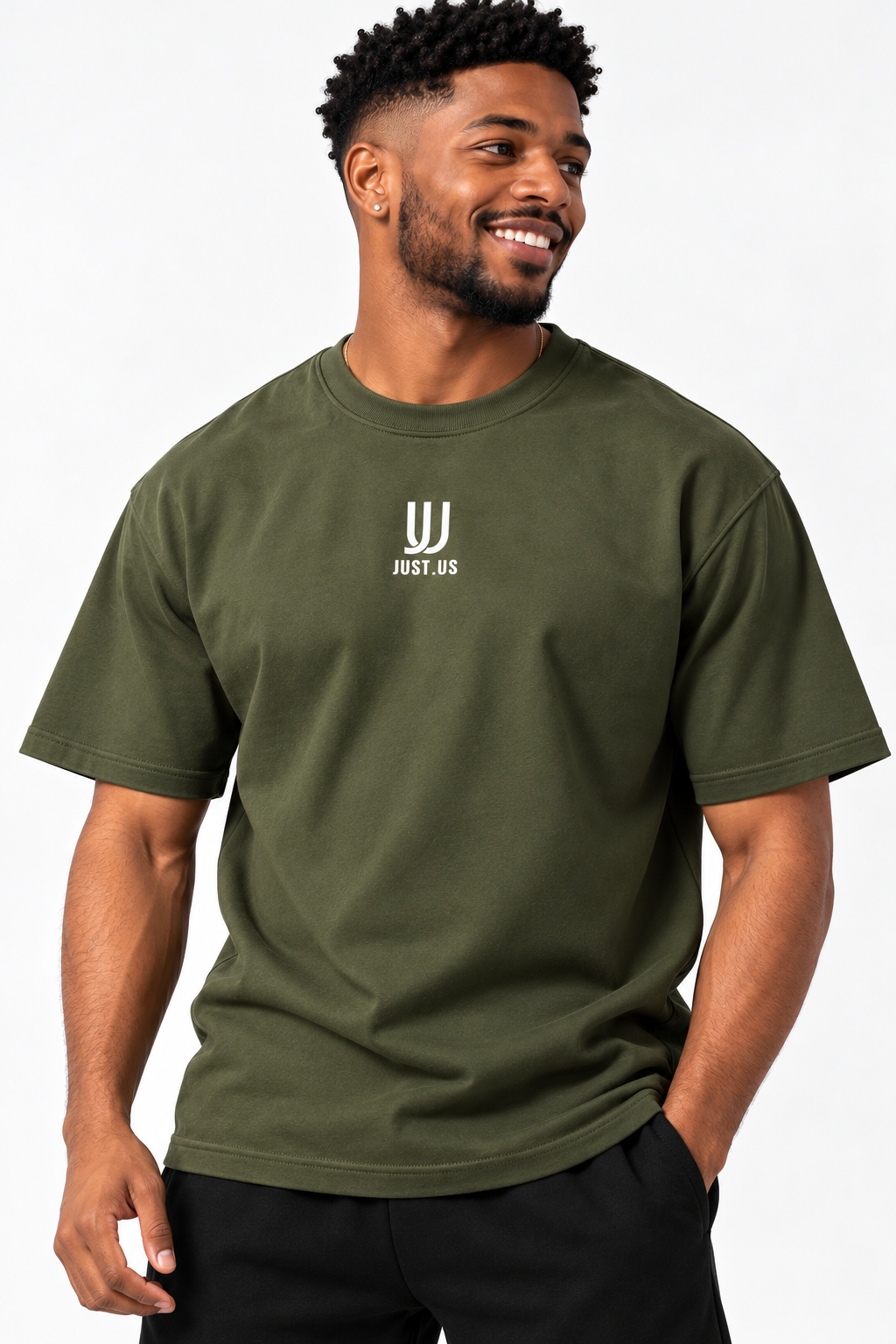 Men’s  Drop Shoulder tShirt– Just.us