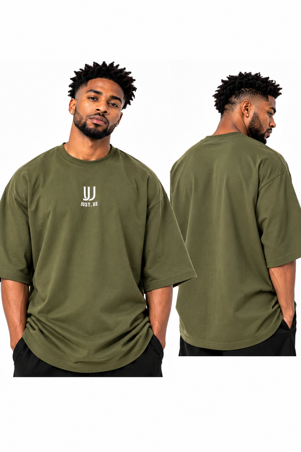 Men’s  Drop Shoulder tShirt– Just.us