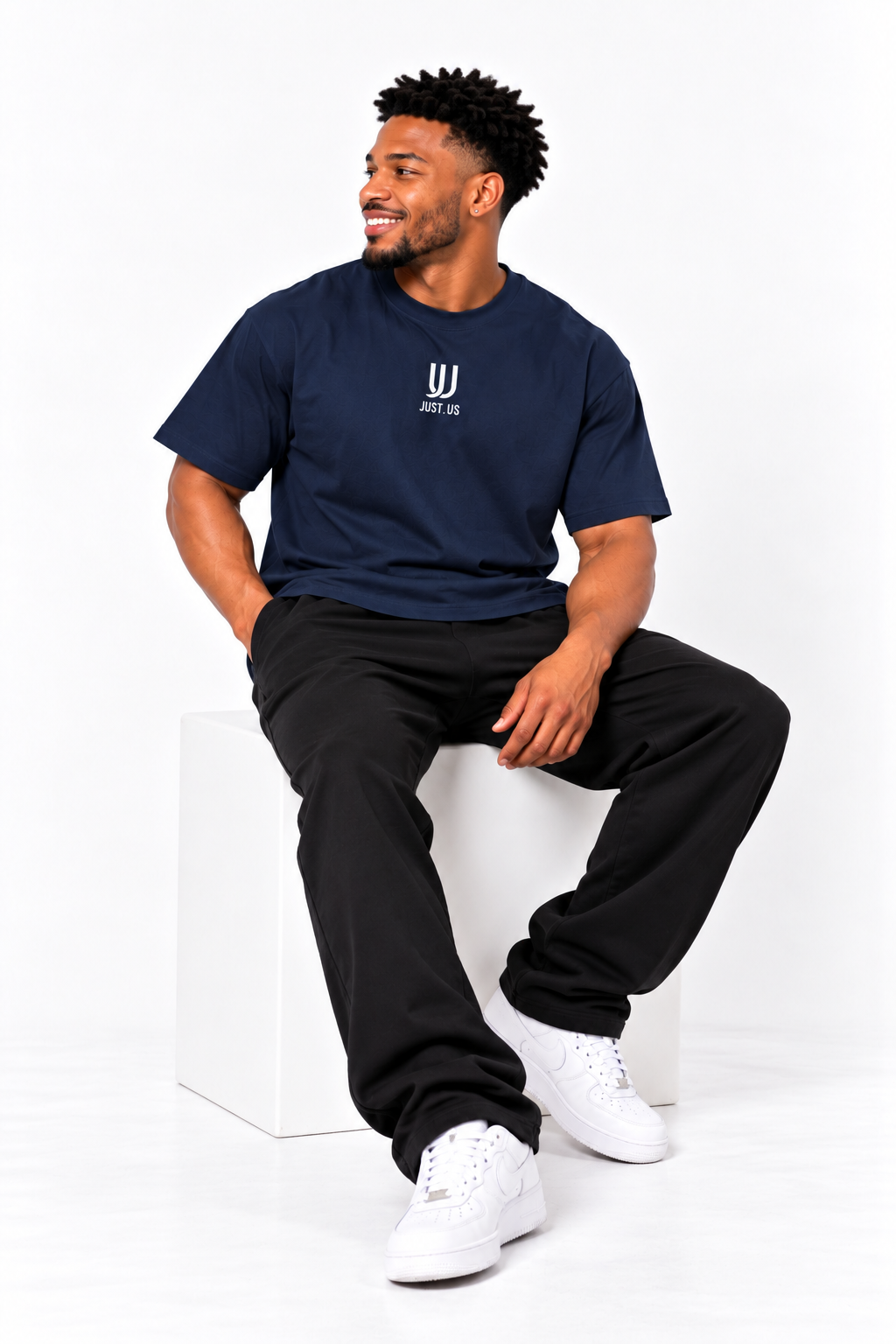Men’s  Drop Shoulder tShirt– Just.us